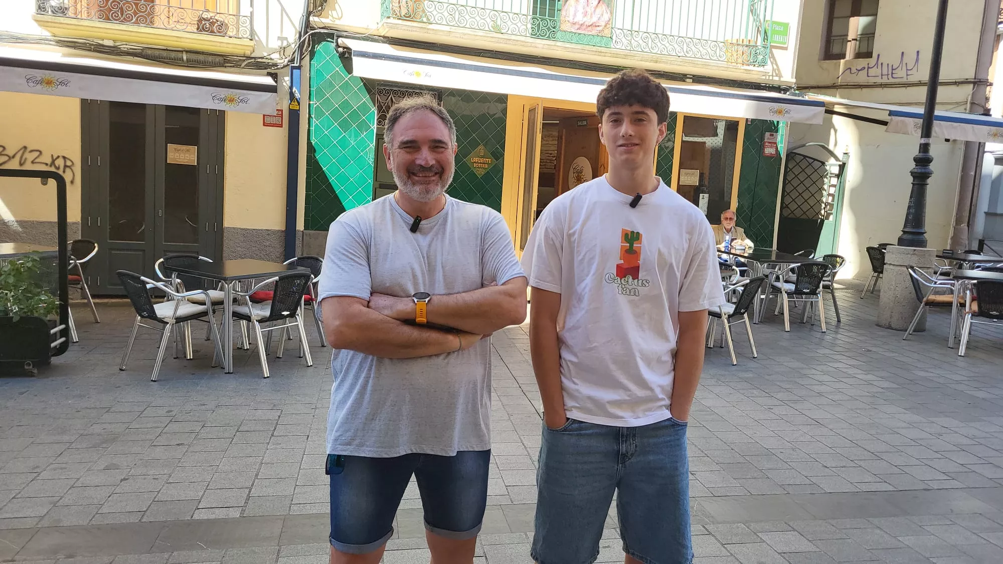 José Juan Andreu y Pablo Andreu, relevo en los Danzantes de Huesca
