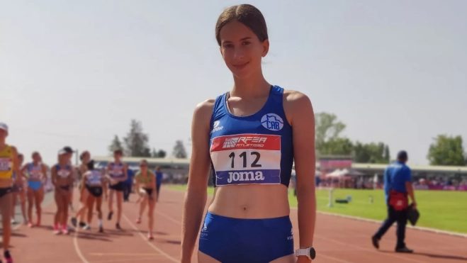 Clara Lacoma, del CA Barbastro Clara Lacoma, del CA Barbastro