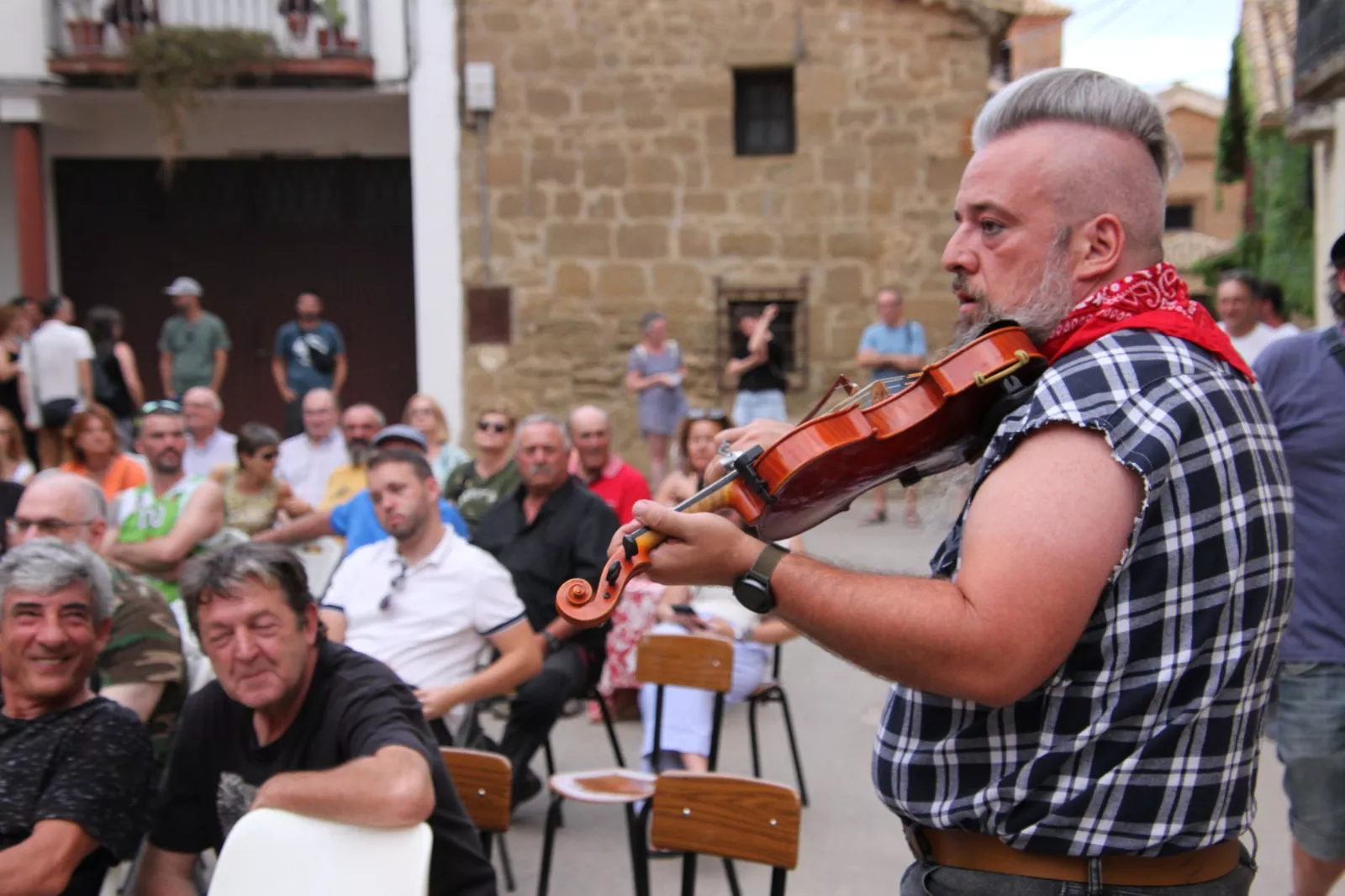 The Denim Rips en Fornillos de Apiés. Foto Carlos Neofato 