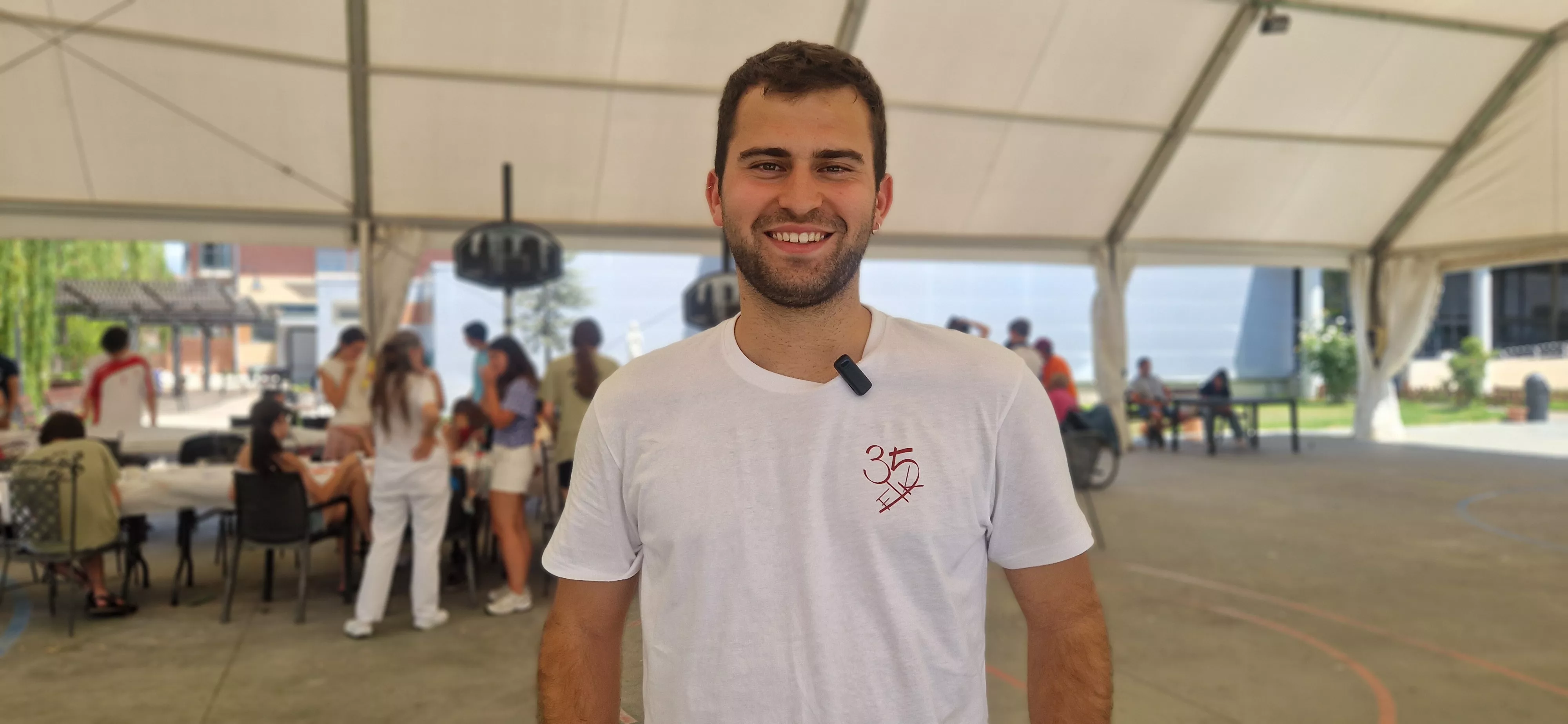 Ander Jordana. Intercambio generacional de jóvenes de Vitoria con la Cruz Blanca de Huesca. Foto Myriam Martínez 