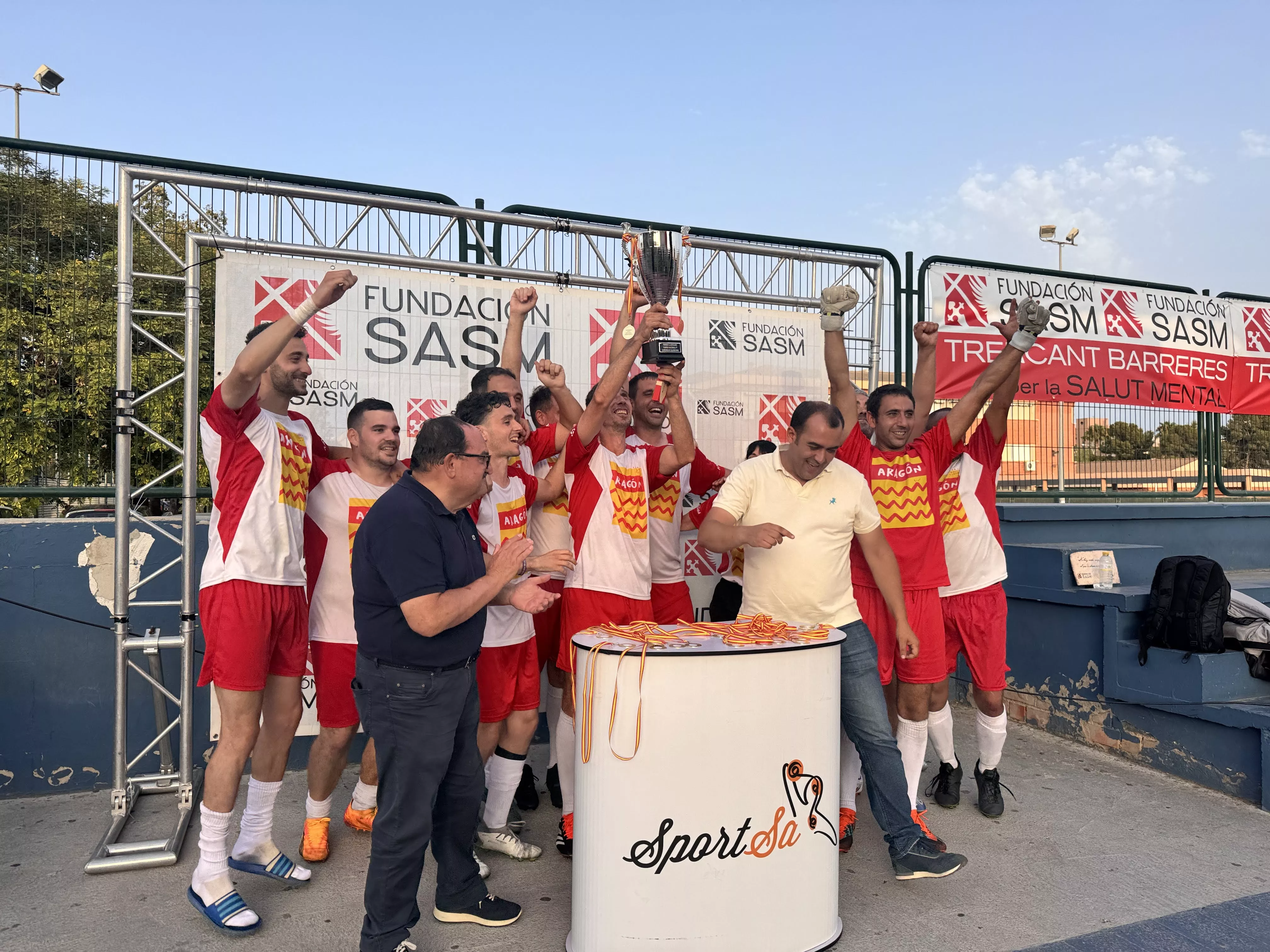 Aragón revalida el título de campeón de España de Fútbol 7 pro-salud mental