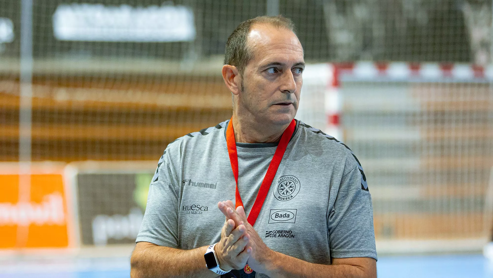 José Nolasco, entrenador de Bada Huesca. Foto: Andrey Sapizhak