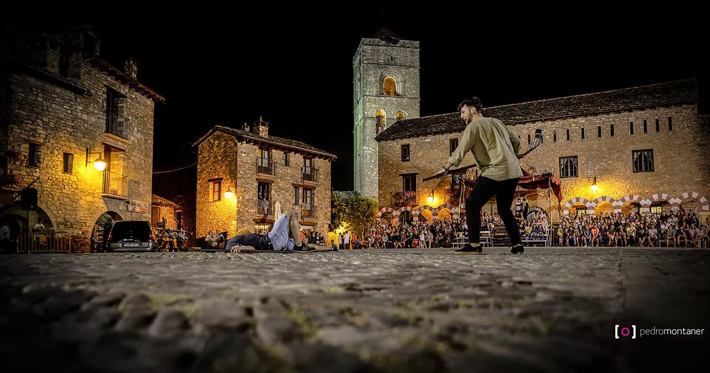 Diablo durante el ensayo general de la Morisma