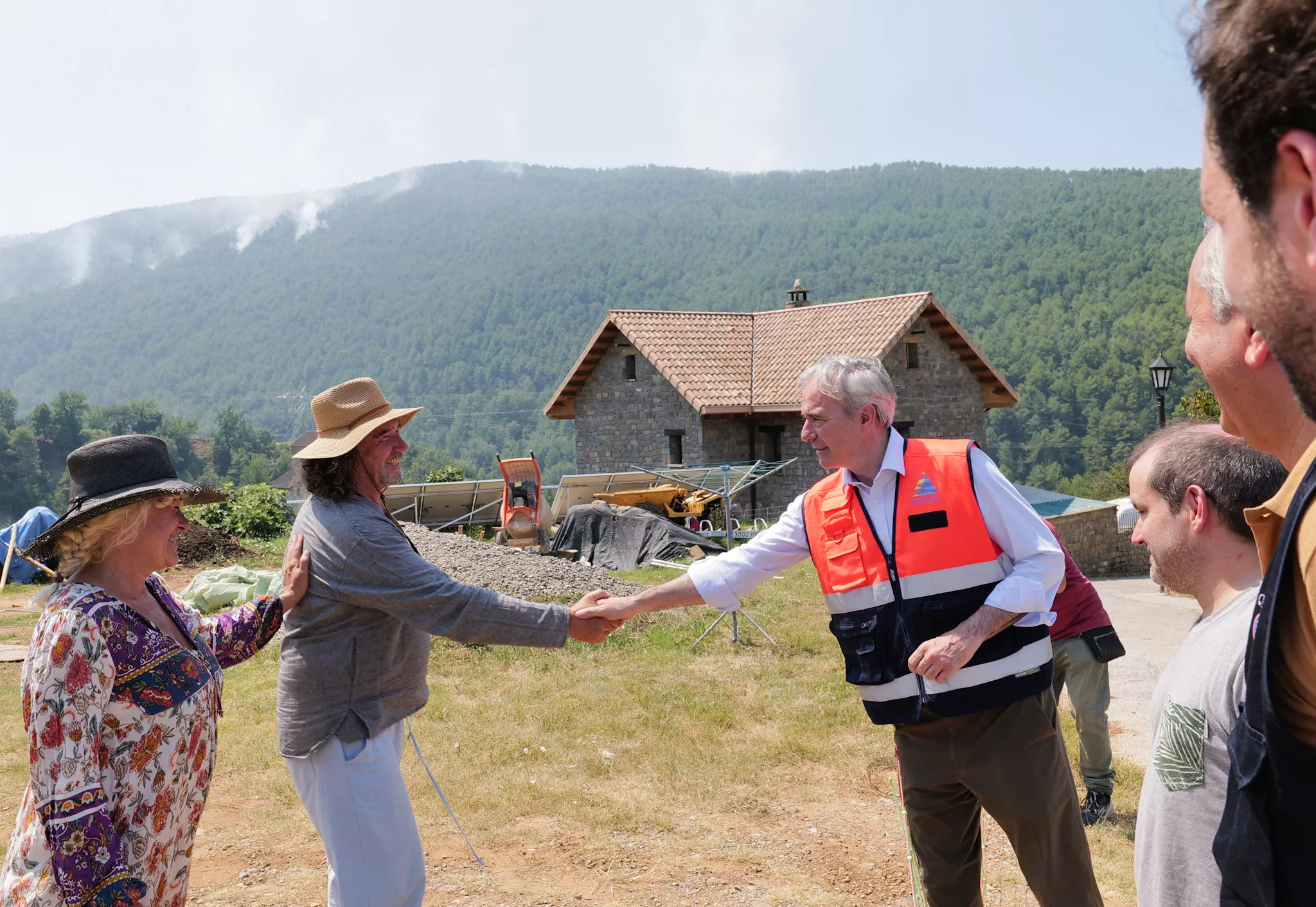 El presidente Azcón se ha desplazado al Sobrarbe para conocer in situ lo sucedido.
