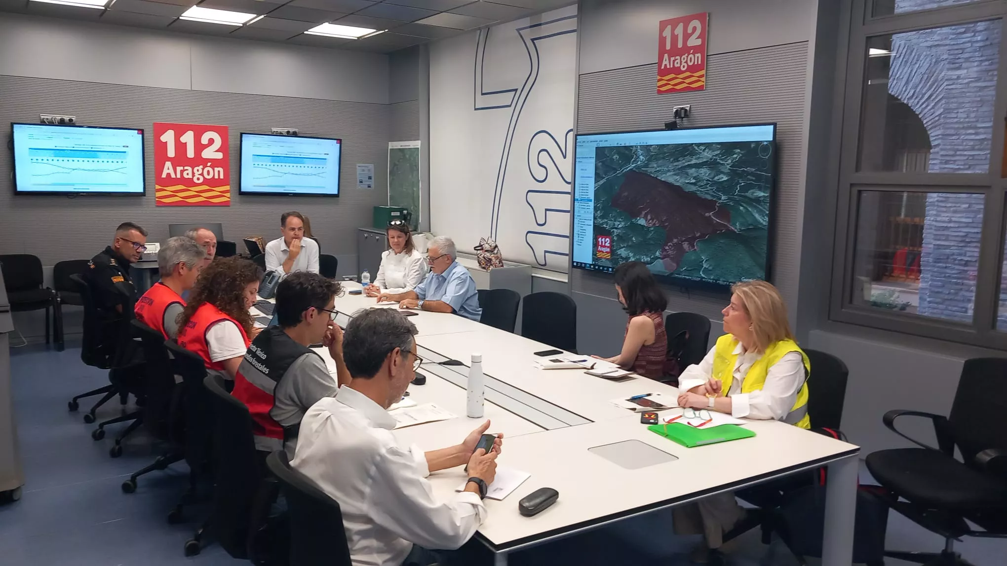 Bermúdez de Castro ha presidido la reunión del Cecop que ha autorizado el regreso a sus casas de las 37 personas evacuadas.