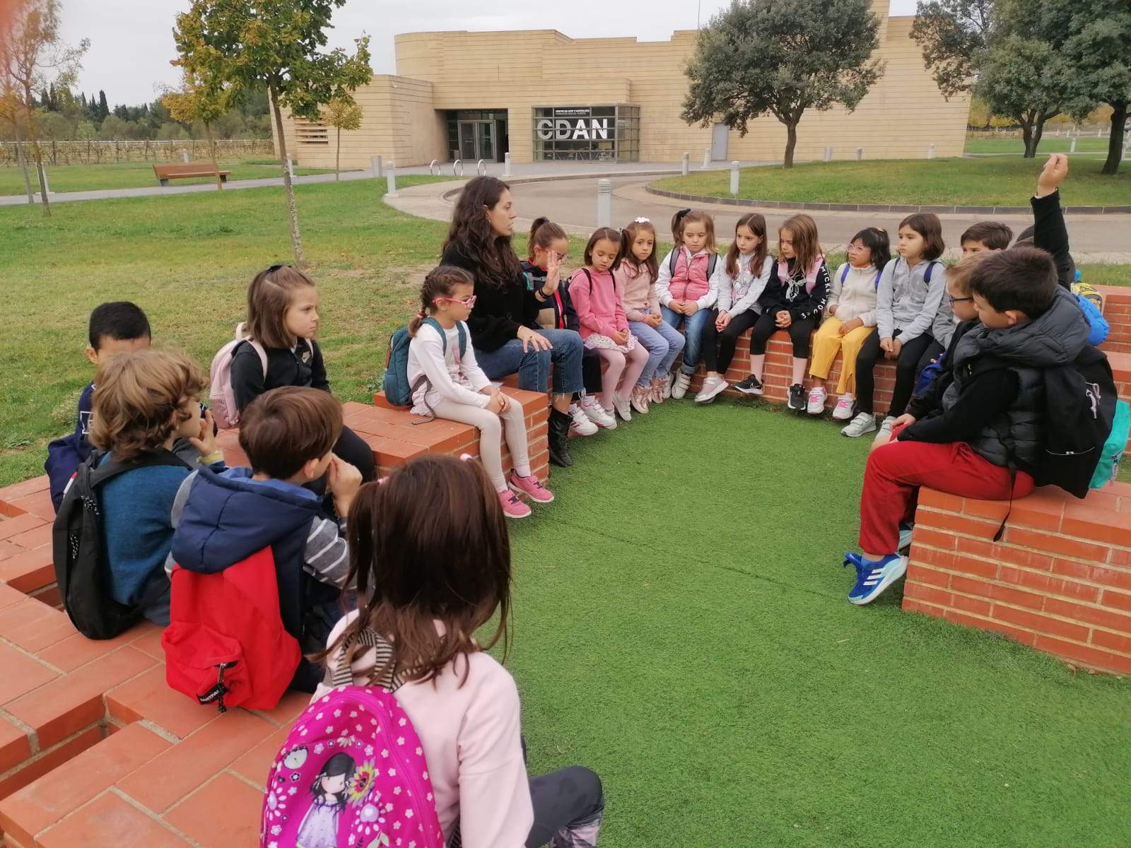Visita de los estudiantes de primero de Primaria al CDAN