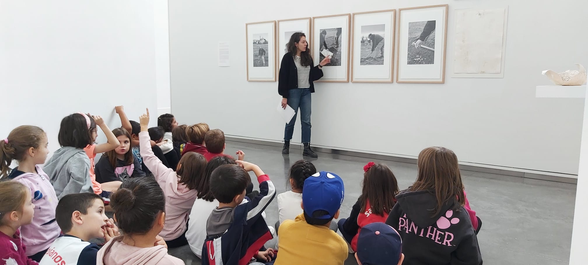Visita de los estudiantes de primero de Primaria al CDAN