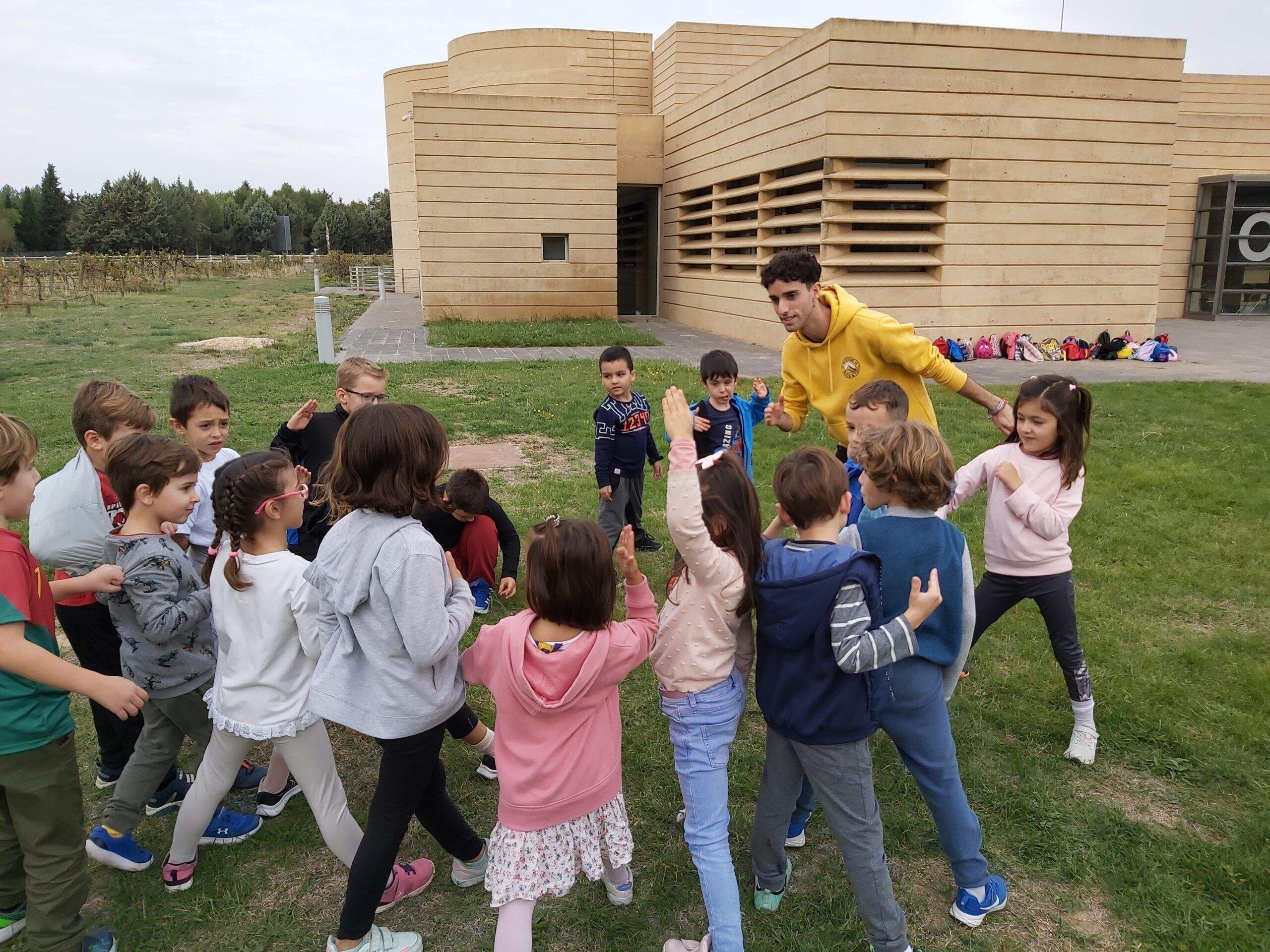 Visita de los estudiantes de primero de Primaria al CDAN