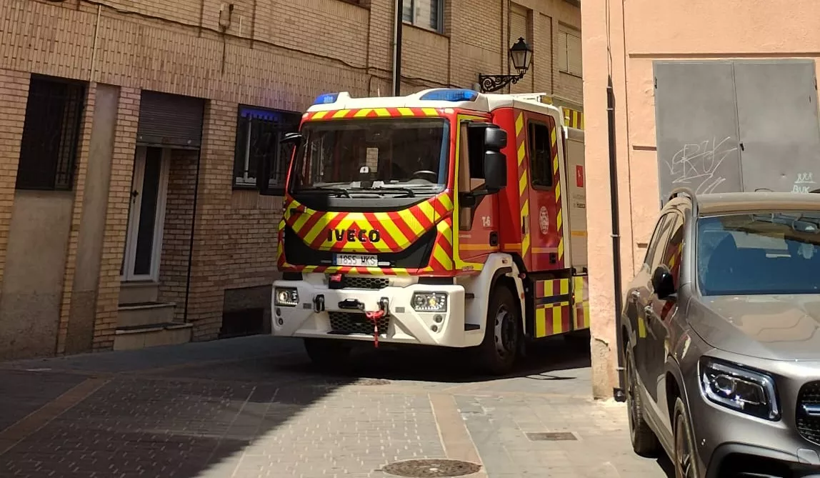 Falsa alarma de incendio en el Coso Alto de Huesca. 