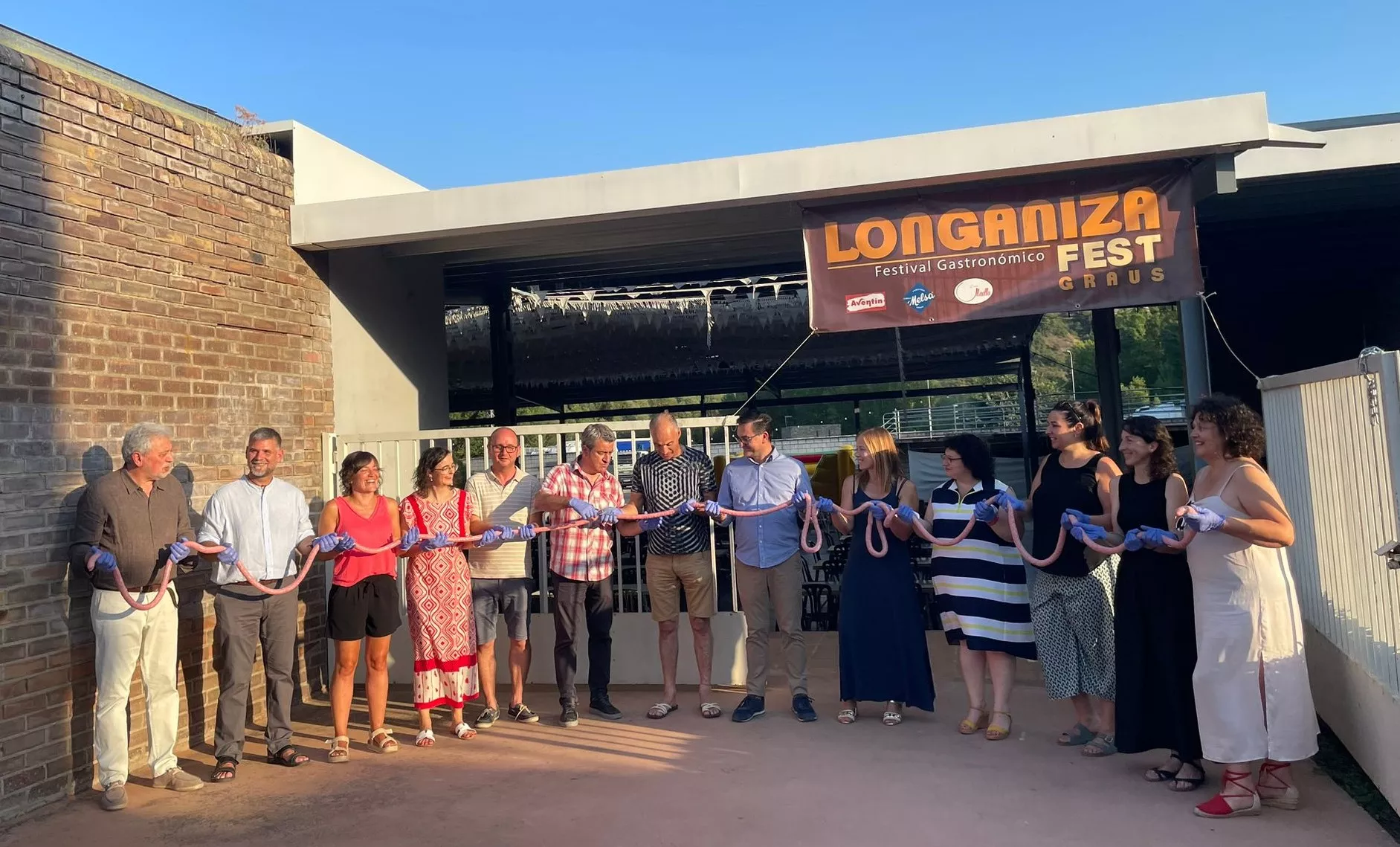 Inauguración del Longaniza Fest, que abre la fiesta de la longaniza de Graus.