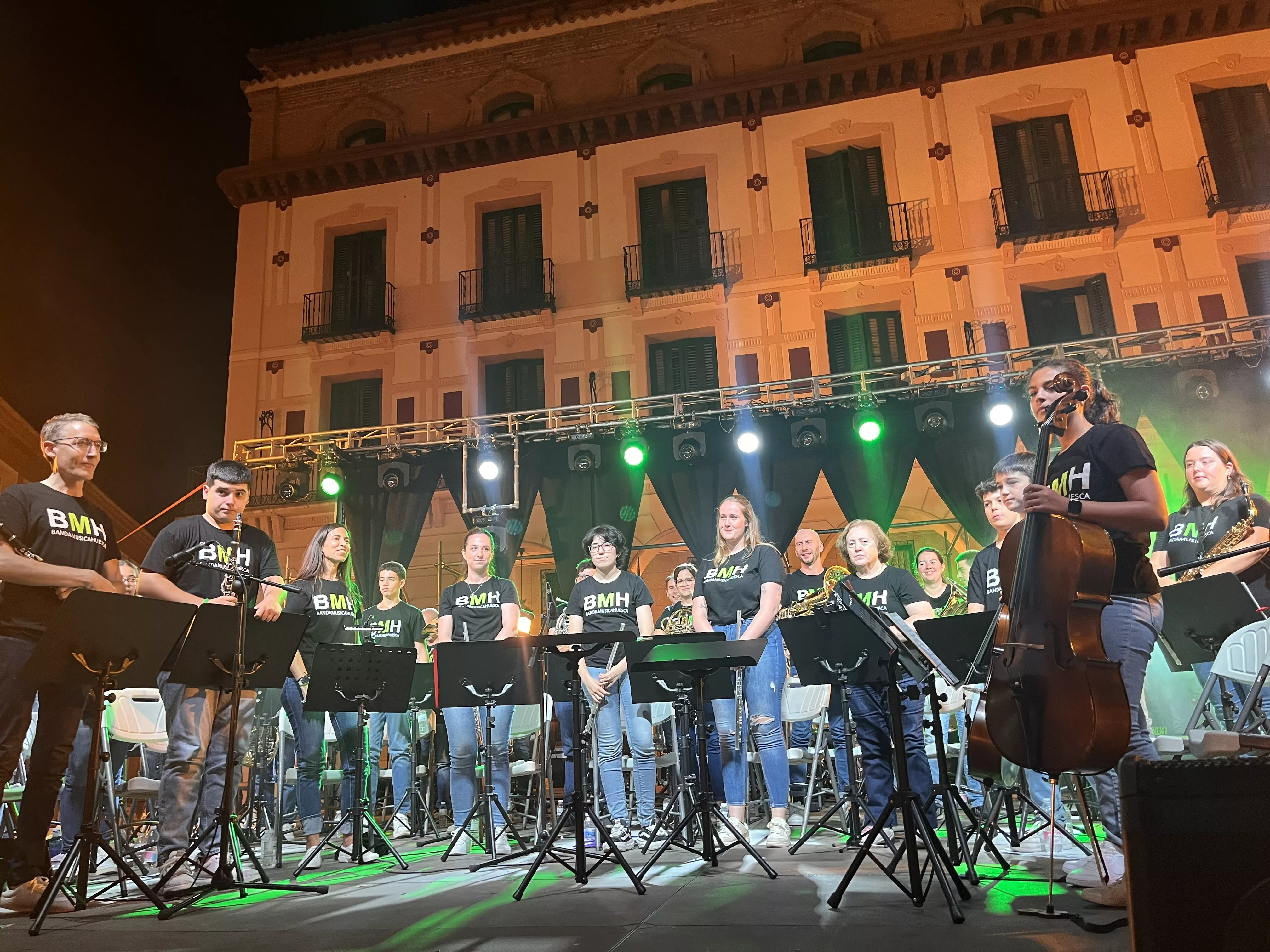 Concierto de la Banda de Música de Huesca a beneficio de la AECC. Foto Mercedes Manterola