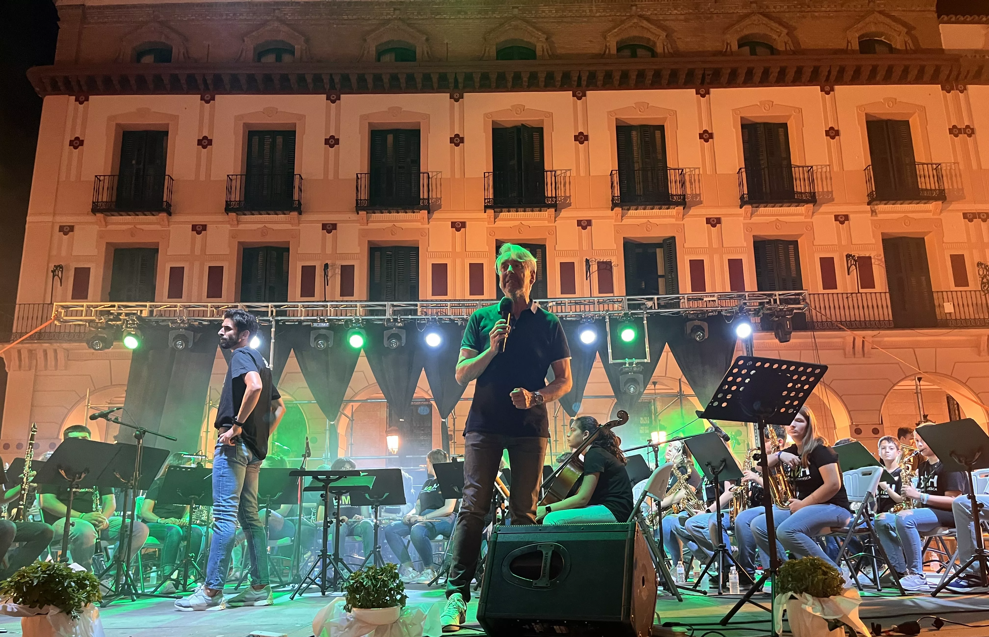 Concierto de la Banda de Música de Huesca a beneficio de la AECC. Foto Mercedes Manterola