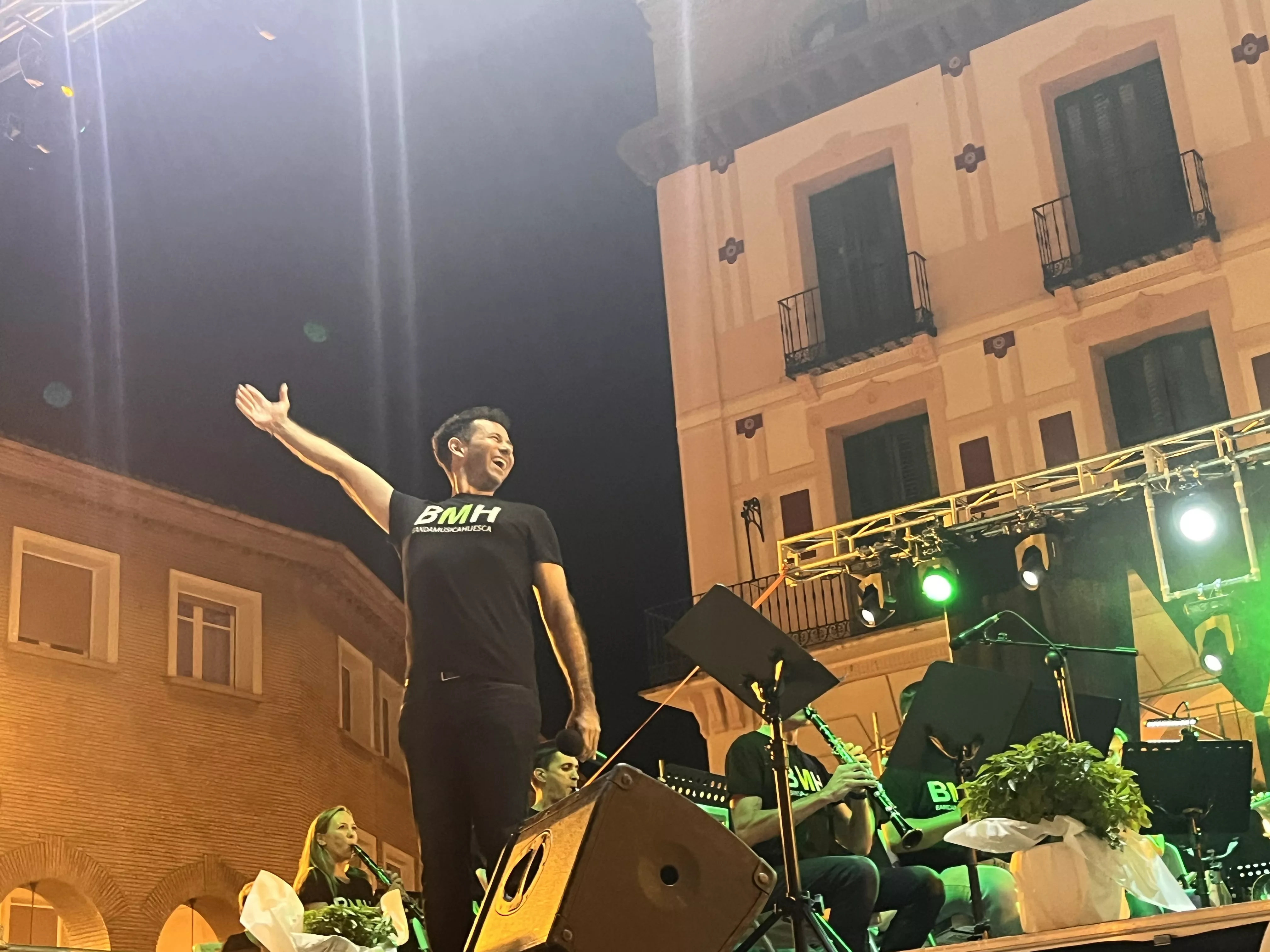 Concierto de la Banda de Música de Huesca a beneficio de la AECC. Foto Mercedes Manterola