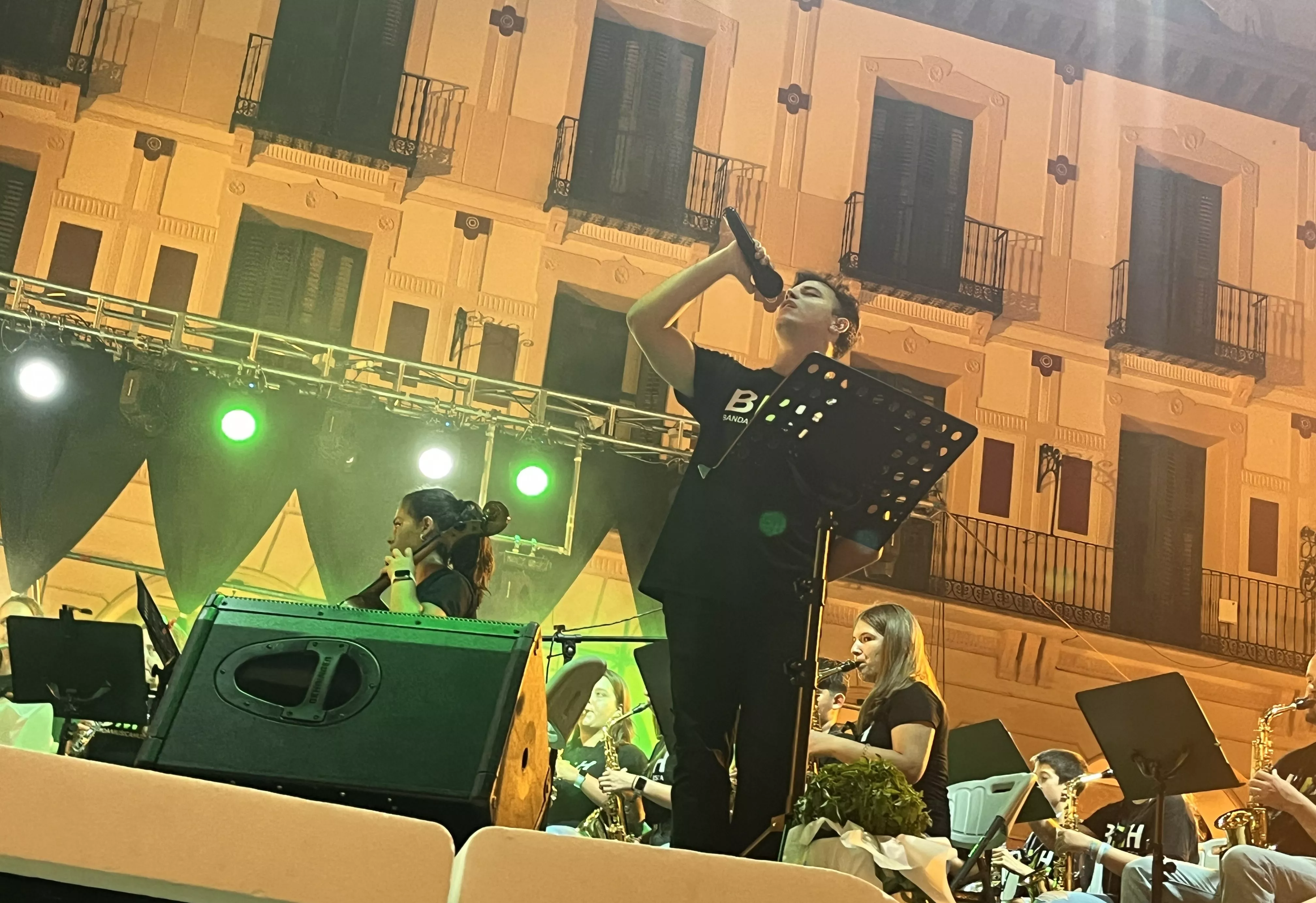 Concierto de la Banda de Música de Huesca a beneficio de la AECC. Foto Mercedes Manterola