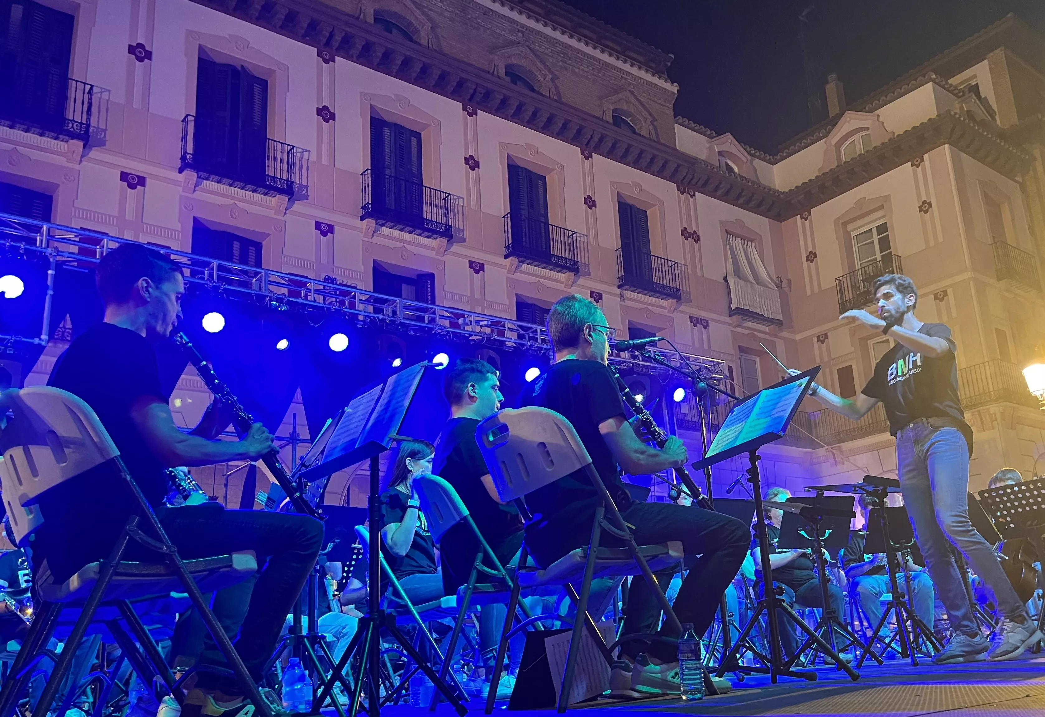 Concierto de la Banda de Música de Huesca a beneficio de la AECC. Foto Mercedes Manterola