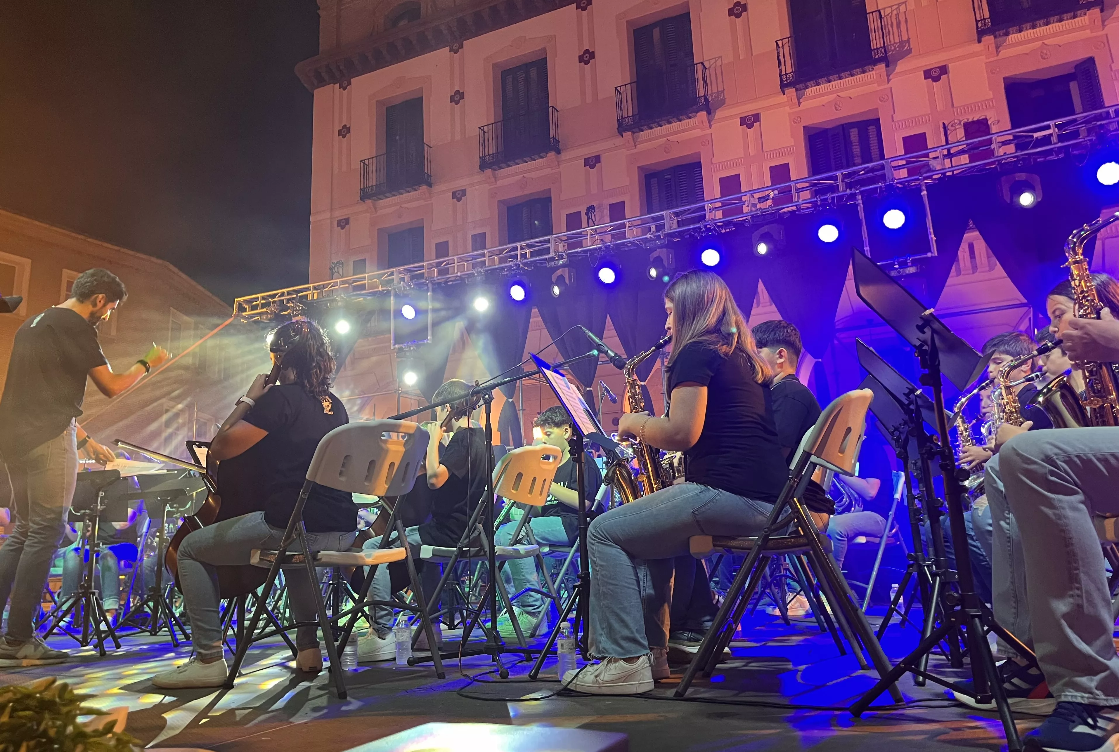 Concierto de la Banda de Música de Huesca a beneficio de la AECC. Foto Mercedes Manterola