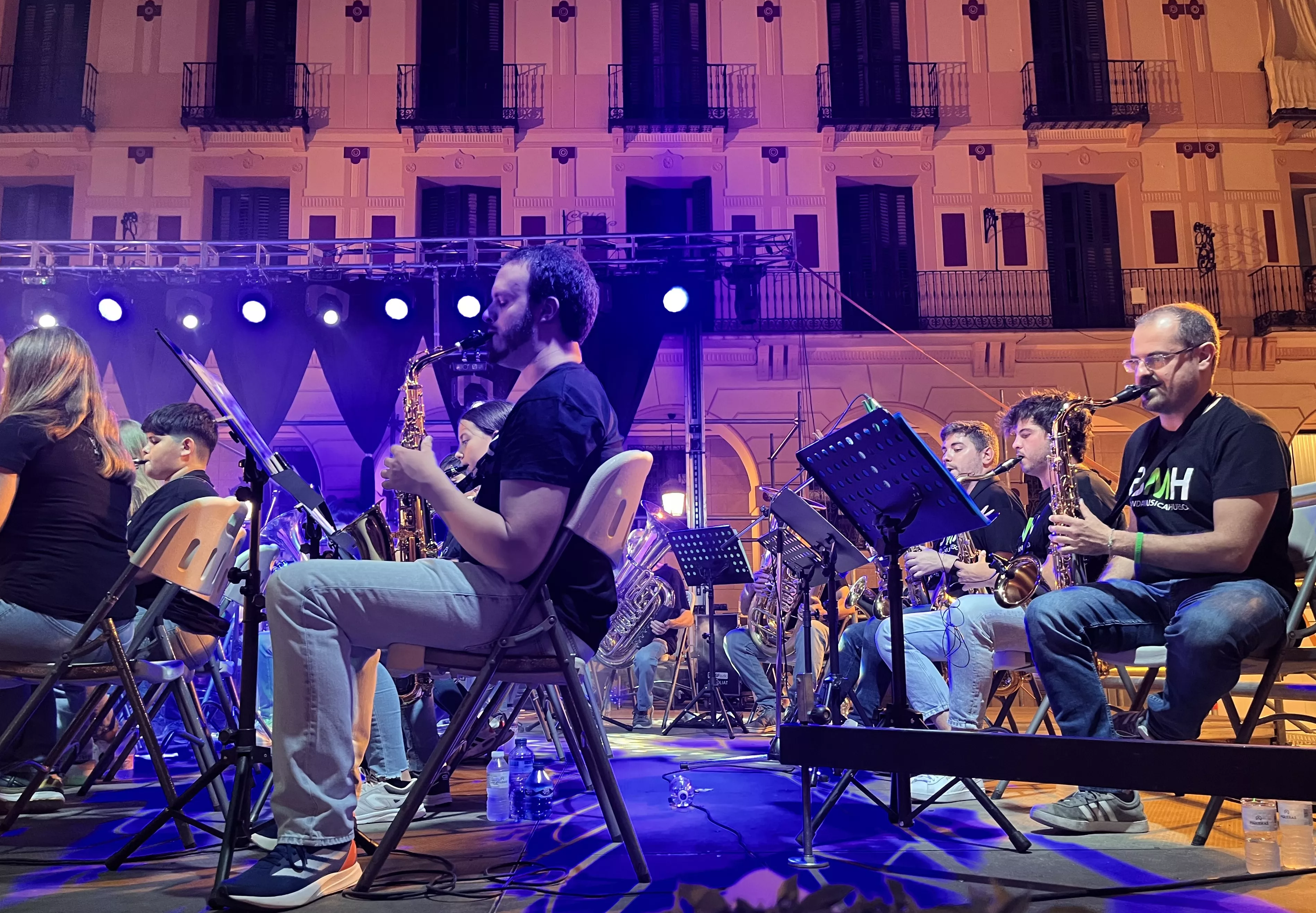 Concierto de la Banda de Música de Huesca a beneficio de la AECC. Foto Mercedes Manterola