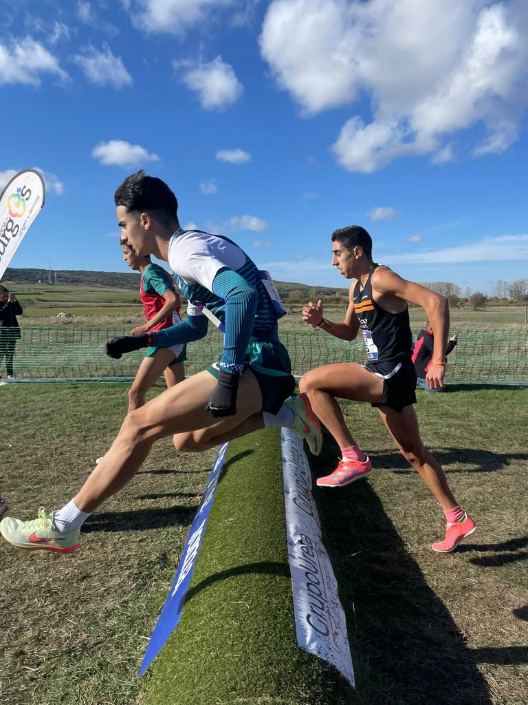 Pol Oriach, durante la carrera Sub-23