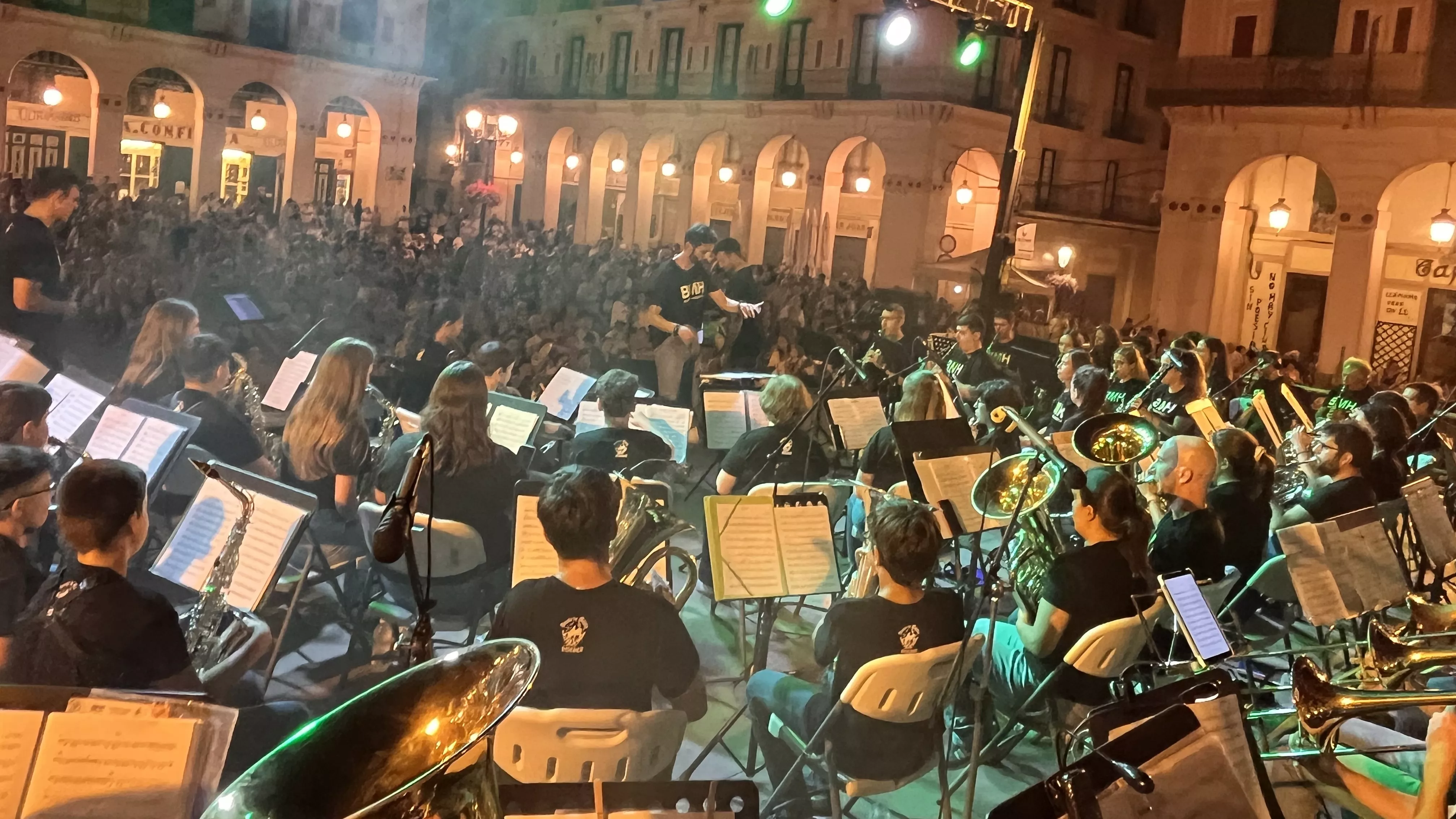 Concierto de la Banda de Música de Huesca a beneficio de la AECC. Foto Mercedes Manterola