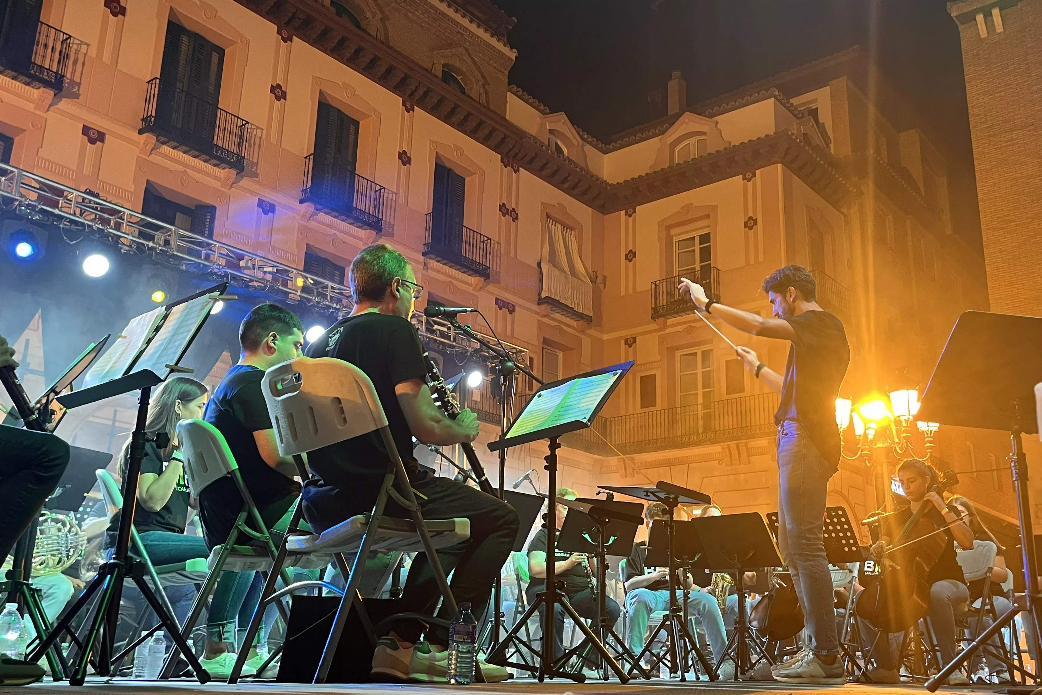 Concierto de la Banda de Música de Huesca a beneficio de la AECC. Foto Mercedes Manterola