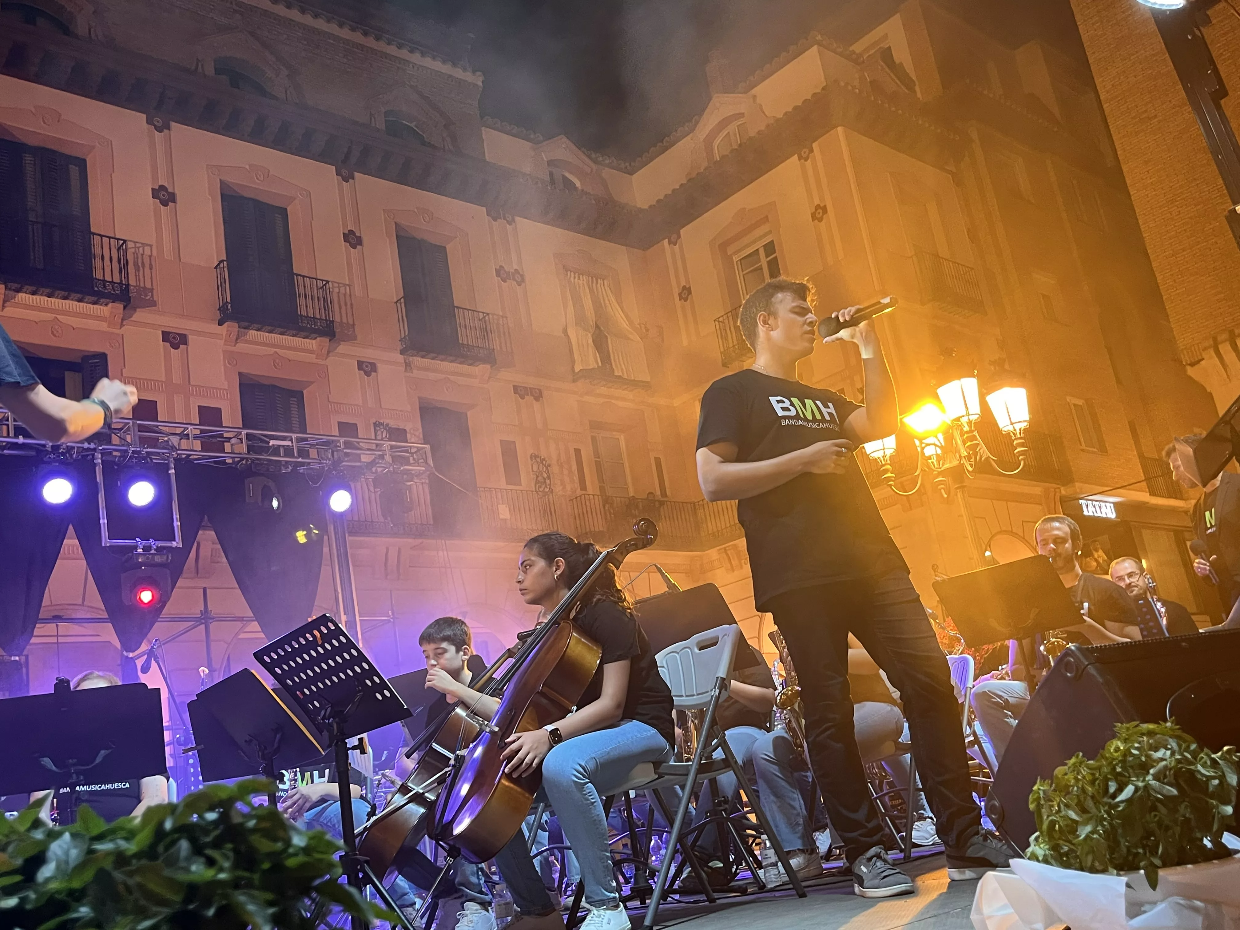 Concierto de la Banda de Música de Huesca a beneficio de la AECC. Foto Mercedes Manterola