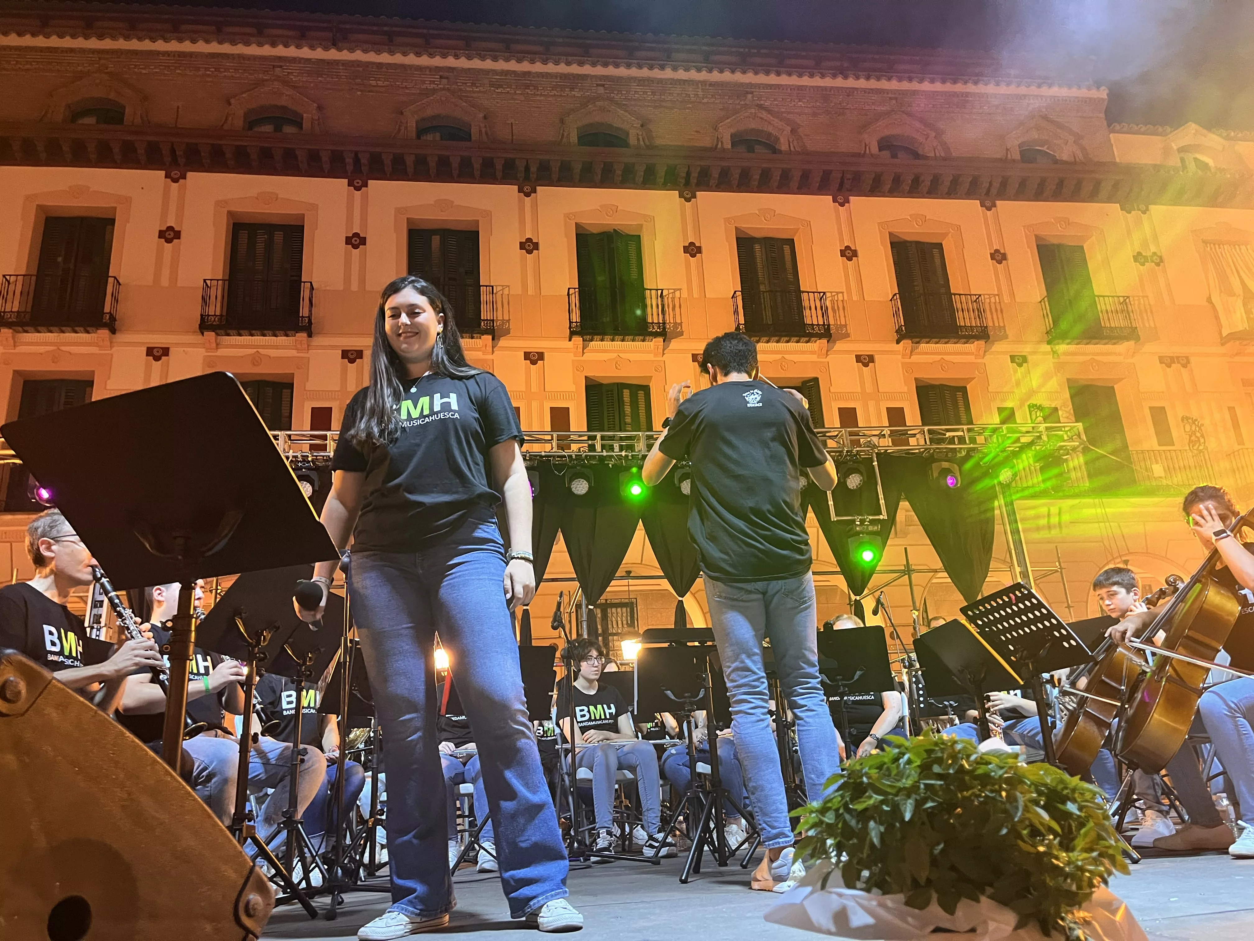 Concierto de la Banda de Música de Huesca a beneficio de la AECC. Foto Mercedes Manterola