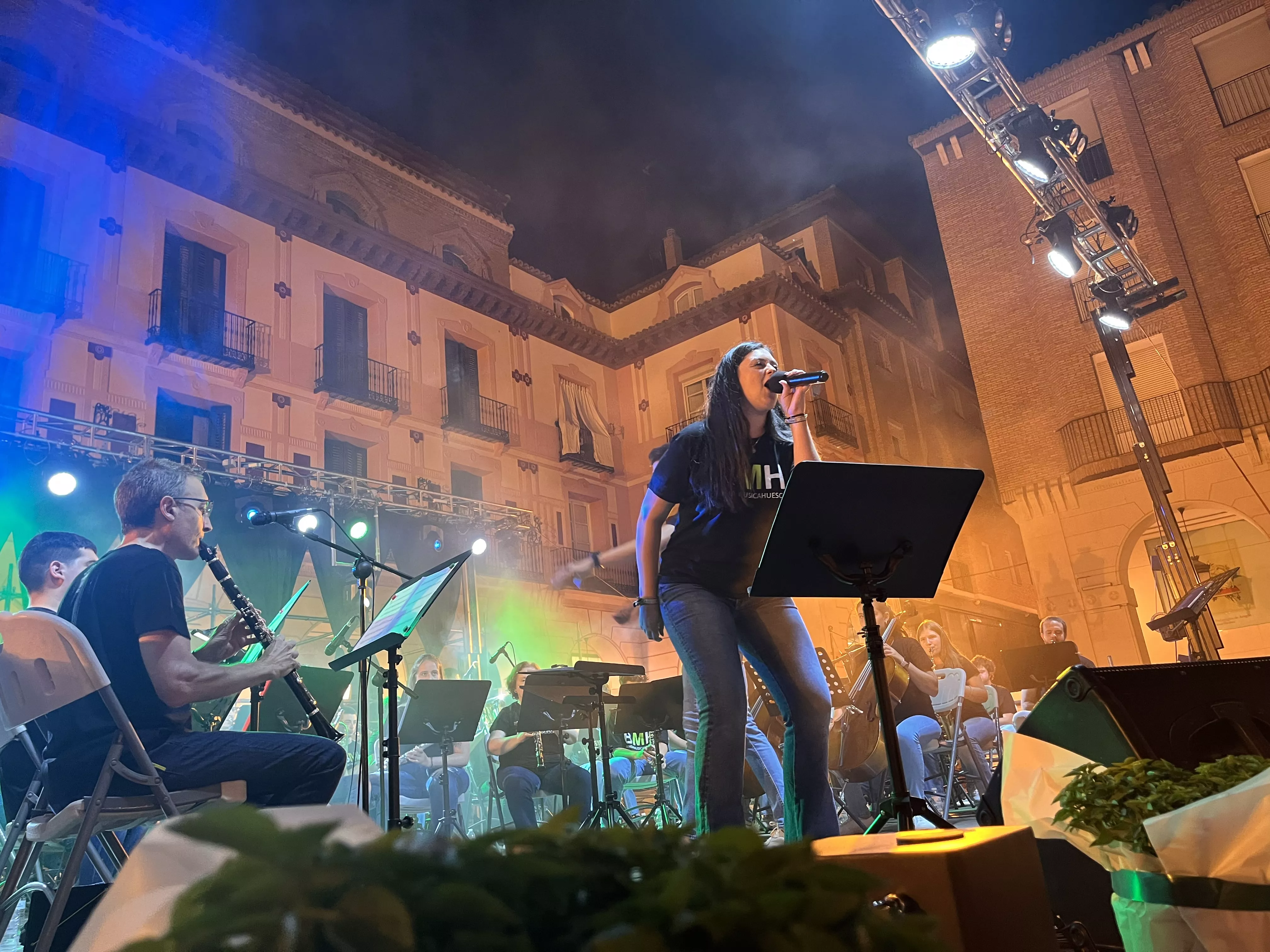 Concierto de la Banda de Música de Huesca a beneficio de la AECC. Foto Mercedes Manterola