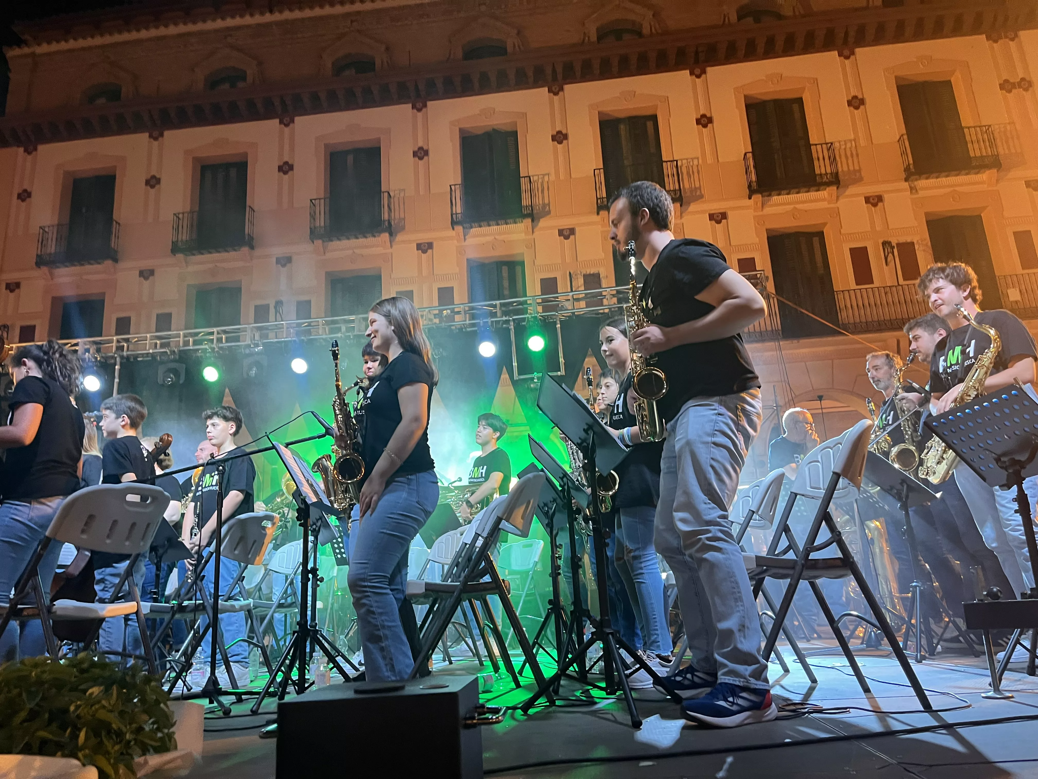 Concierto de la Banda de Música de Huesca a beneficio de la AECC. Foto Mercedes Manterola