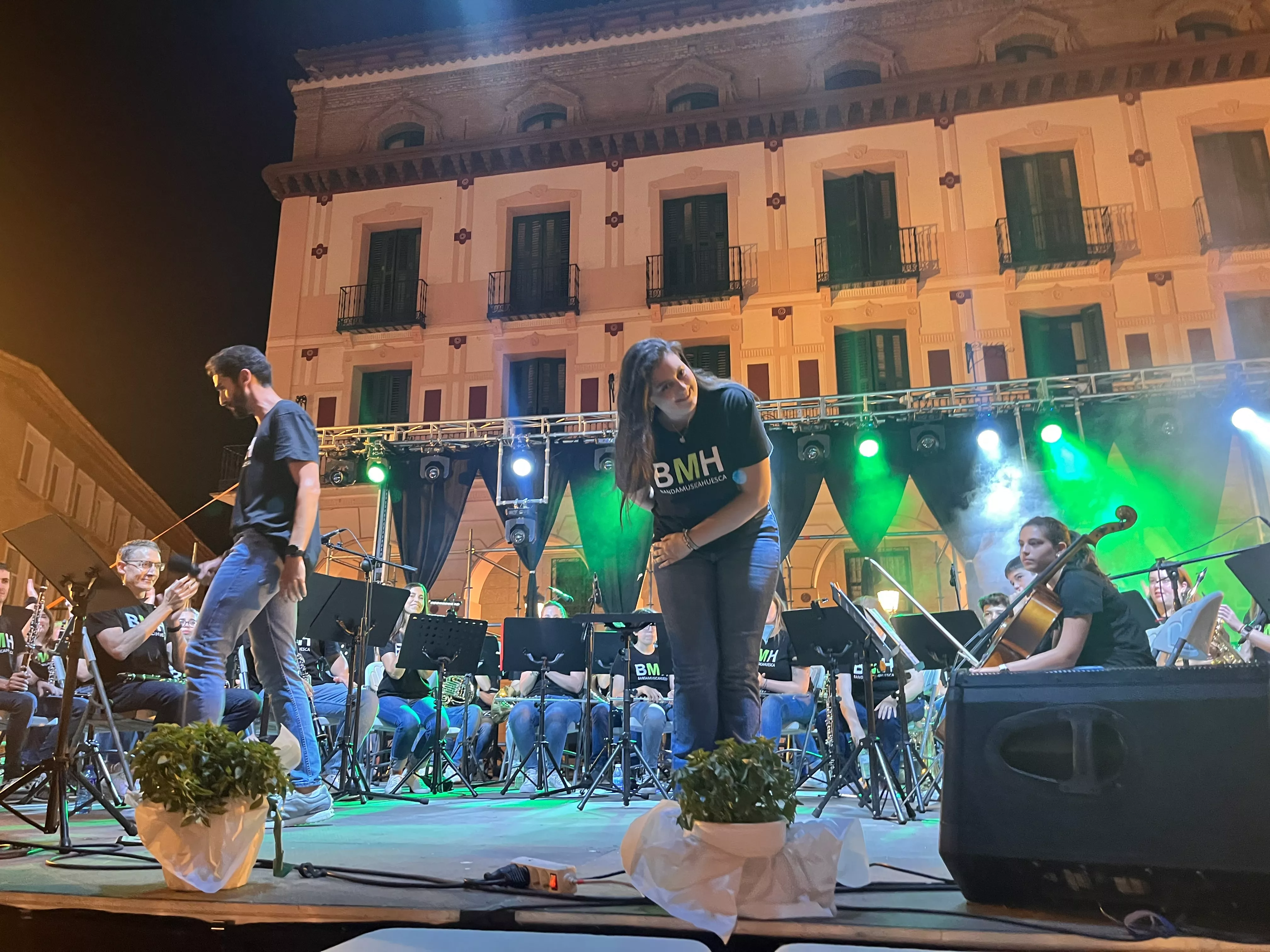 Concierto de la Banda de Música de Huesca a beneficio de la AECC. Foto Mercedes Manterola