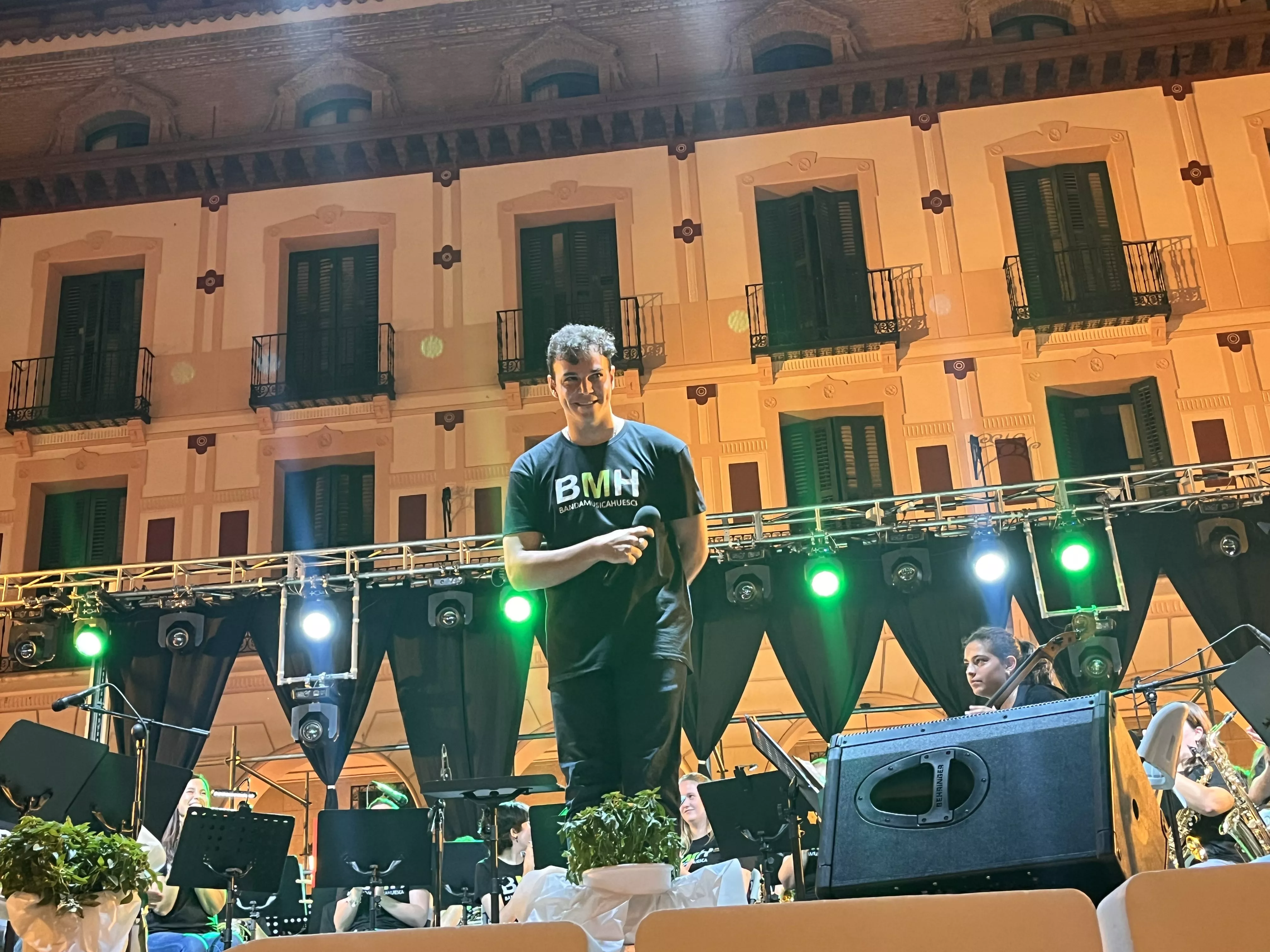 Concierto de la Banda de Música de Huesca a beneficio de la AECC. Foto Mercedes Manterola