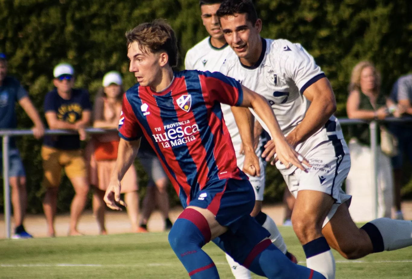 Manu Rico en el partido ante Osasuna Promesas.