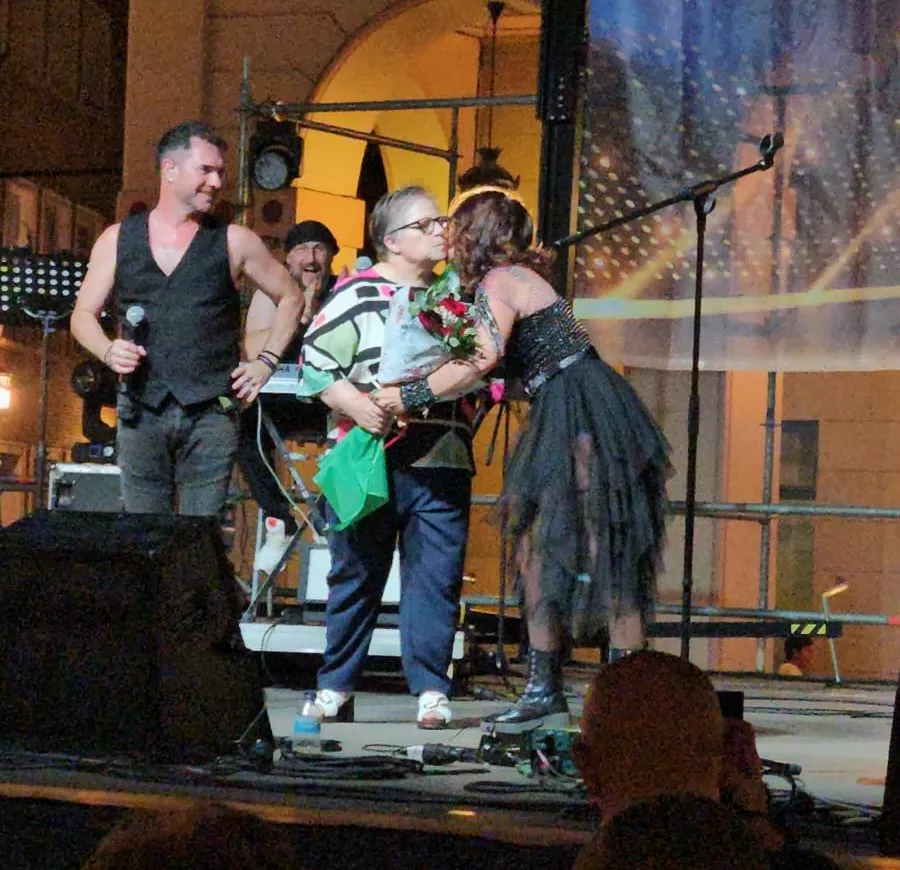 Imagen del homenaje de la Manacor a Alegría Blan.