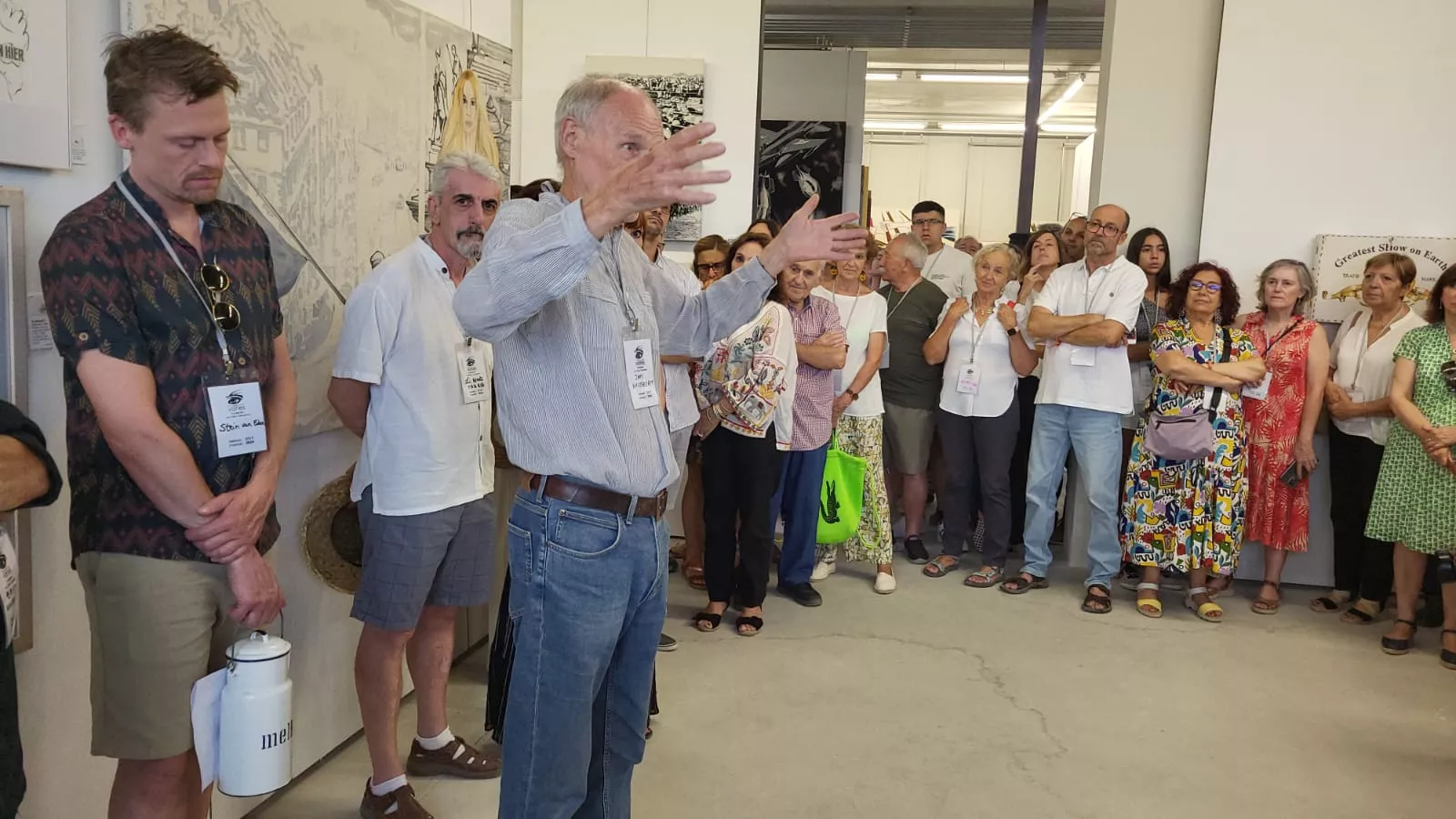 Inauguración de la Fundación Vanes en Sabayés