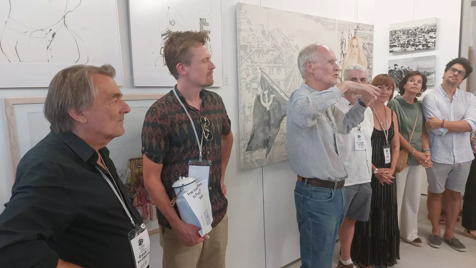 Inauguración de la Fundación Vanes en Sabayés