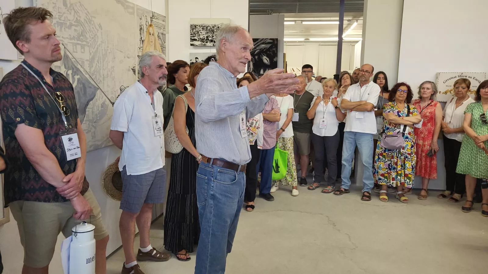 Inauguración de la Fundación Vanes en Sabayés