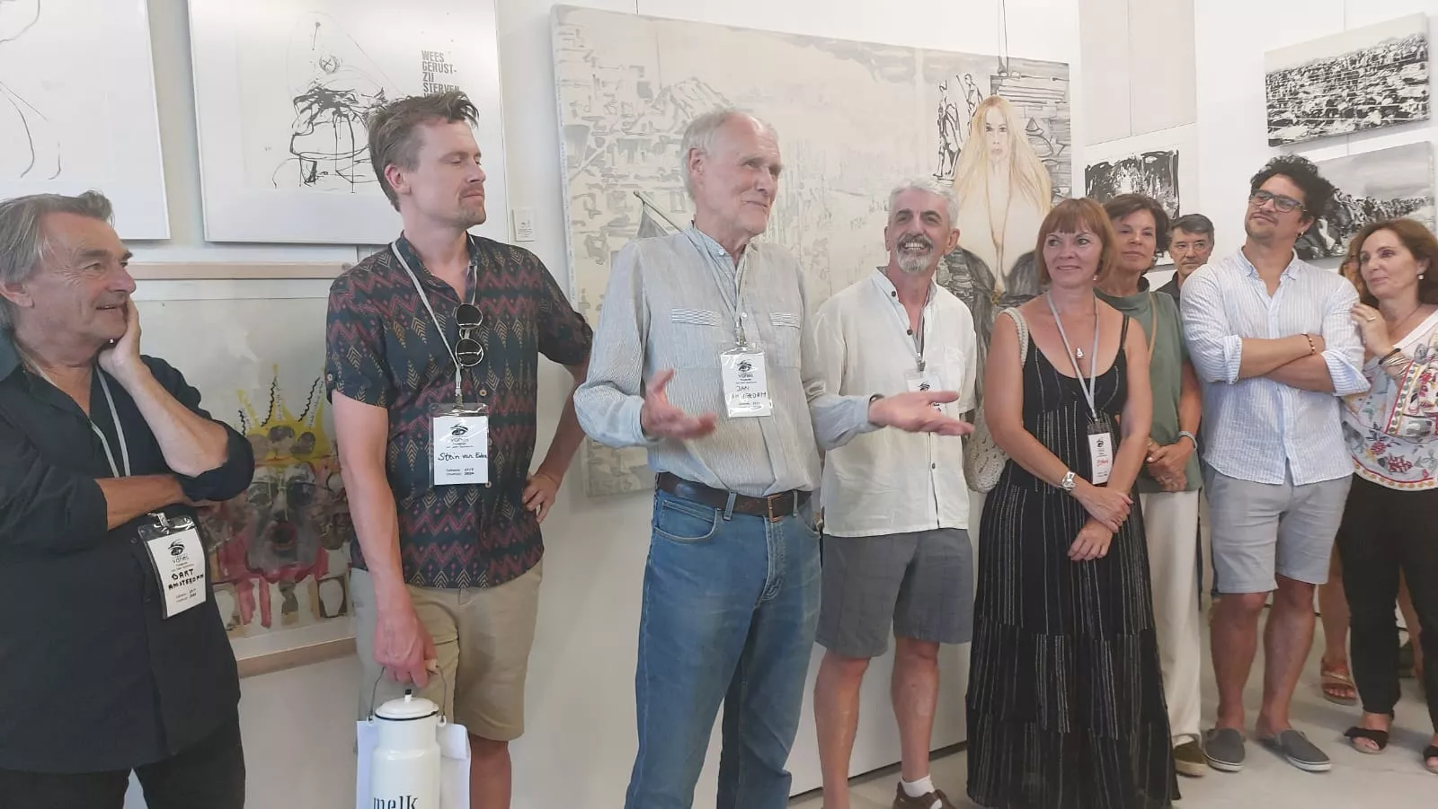 Inauguración de la Fundación Vanes en Sabayés