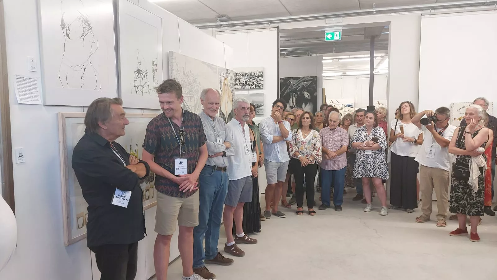 Inauguración de la Fundación Vanes en Sabayés