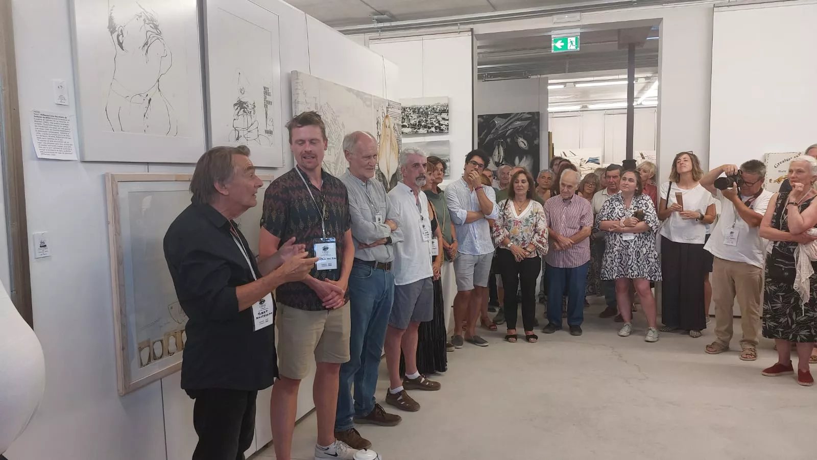 Inauguración de la Fundación Vanes en Sabayés