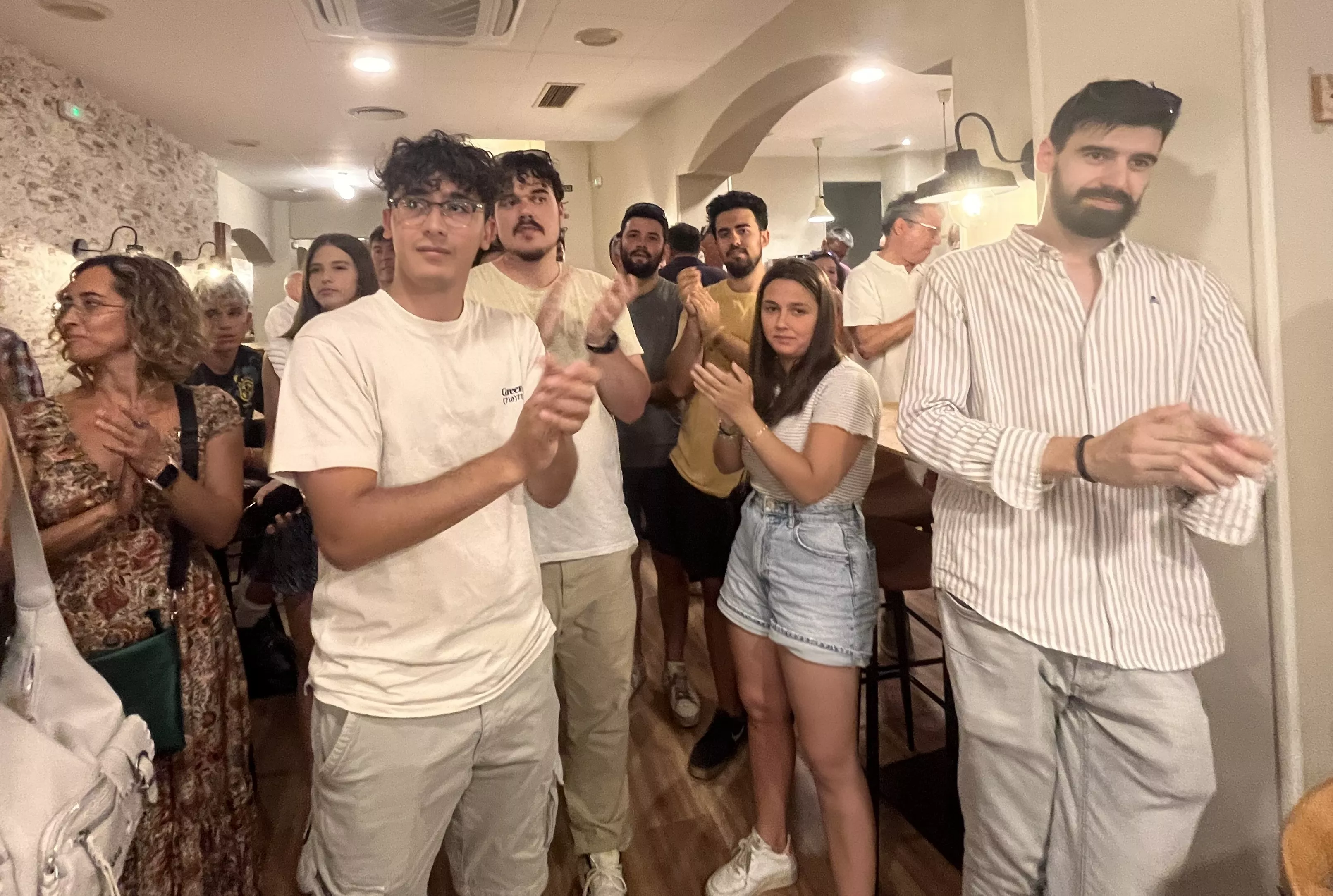 Inauguración de El Bar de Jorge en su nueva ubicación en Huesca, Foto Mercedes Manterola