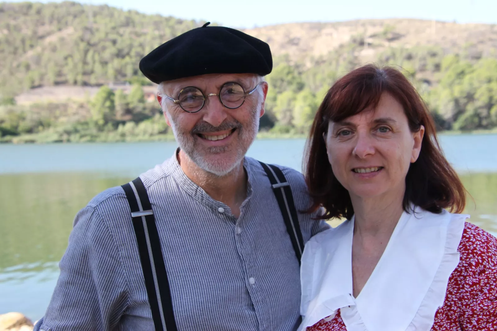 La asociación Primera Línea recreando la batalla del Ebro en Fayón. Foto Carlos Neofato 