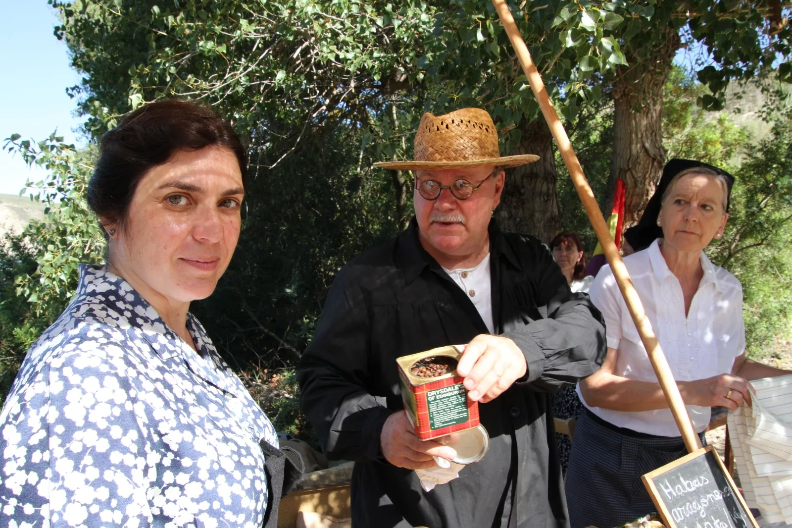 La asociación Primera Línea recreando la batalla del Ebro en Fayón. Foto Carlos Neofato 