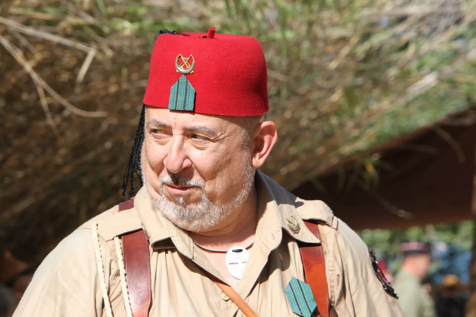 La asociación Primera Línea recreando la batalla del Ebro en Fayón. Foto Carlos Neofato 