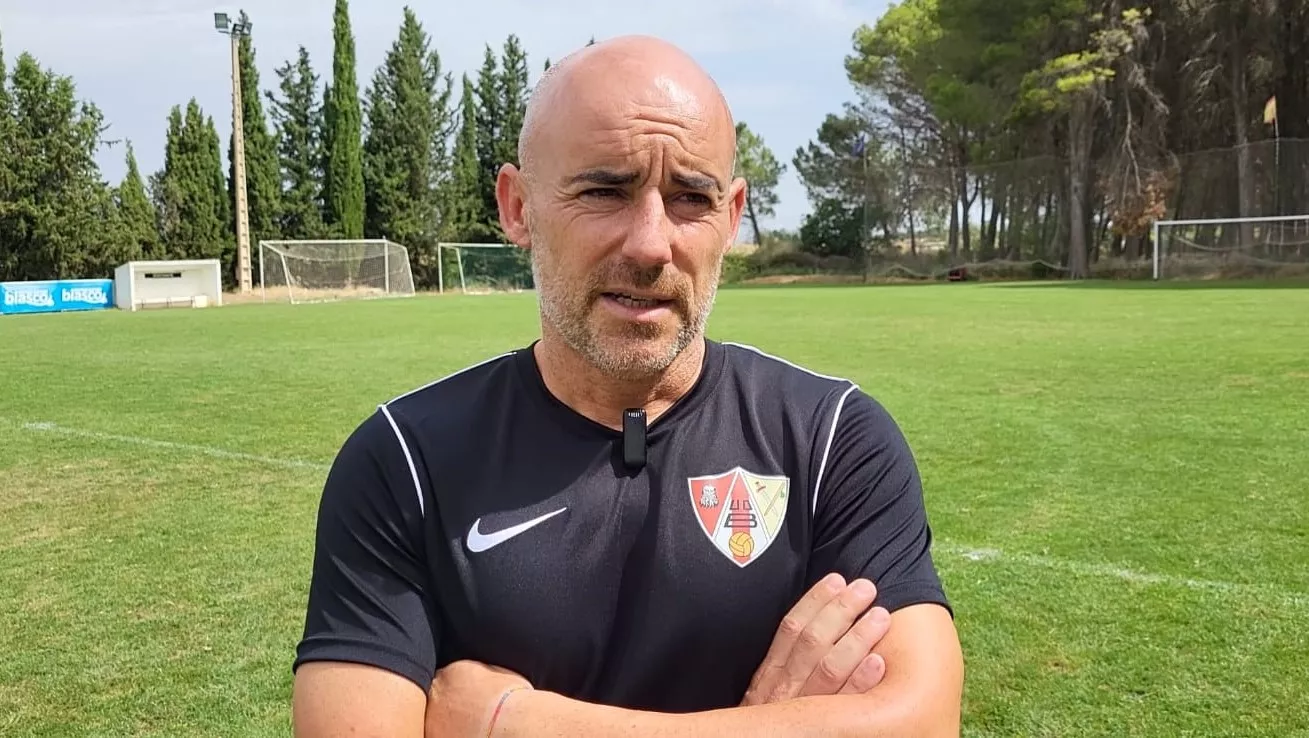 Dani Martínez, entrenador del Barbastro.