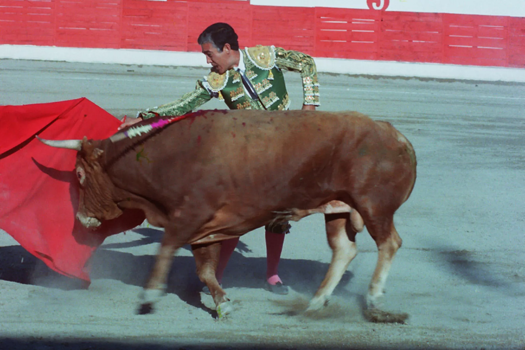 Paco Camino en la plaza de toros de Huesca. Foto Carlos Jalle