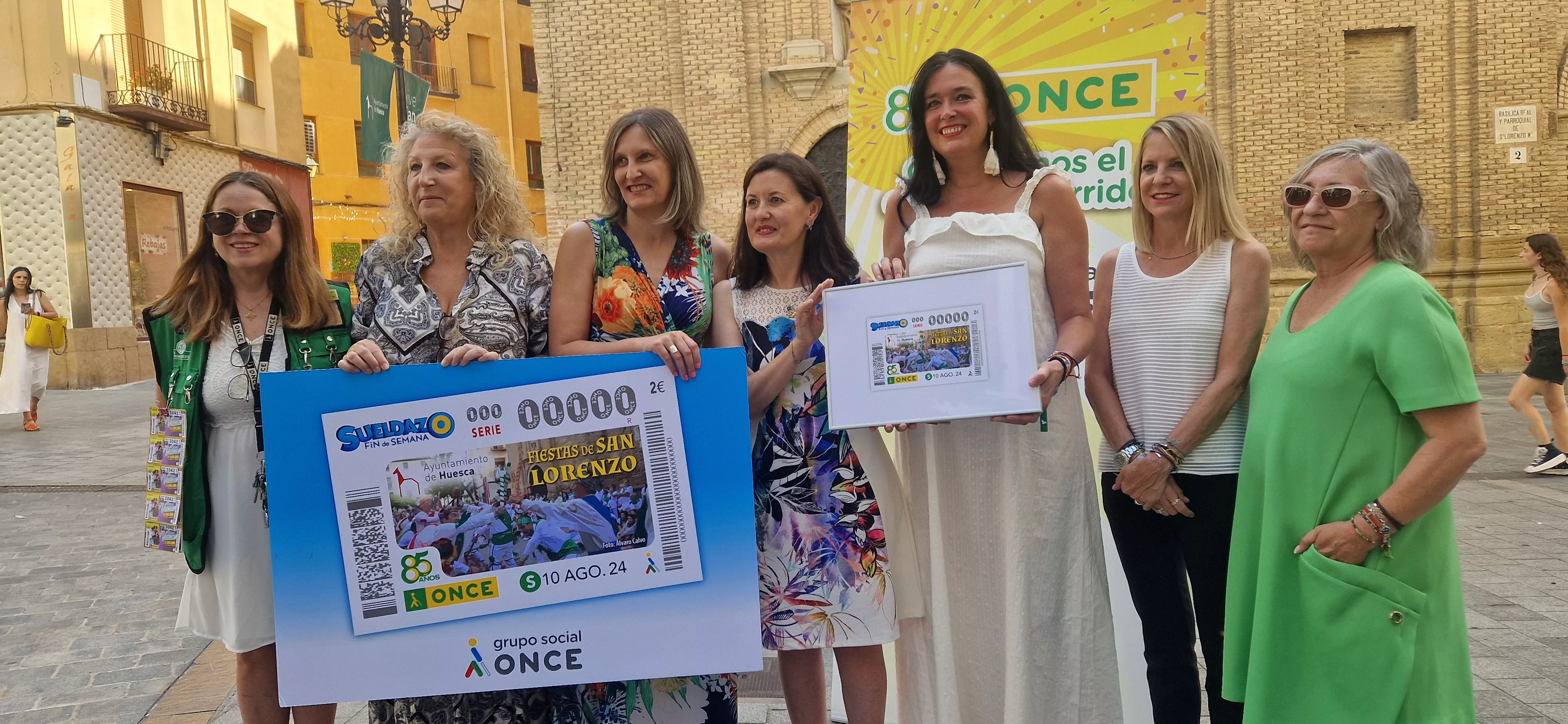 Myriam, Susana Oliván, Ruth Quintana, Raquel Pérez, Lorena Orduna, Nuria Mur y Pilar Calvo. Foto Myriam Martínez