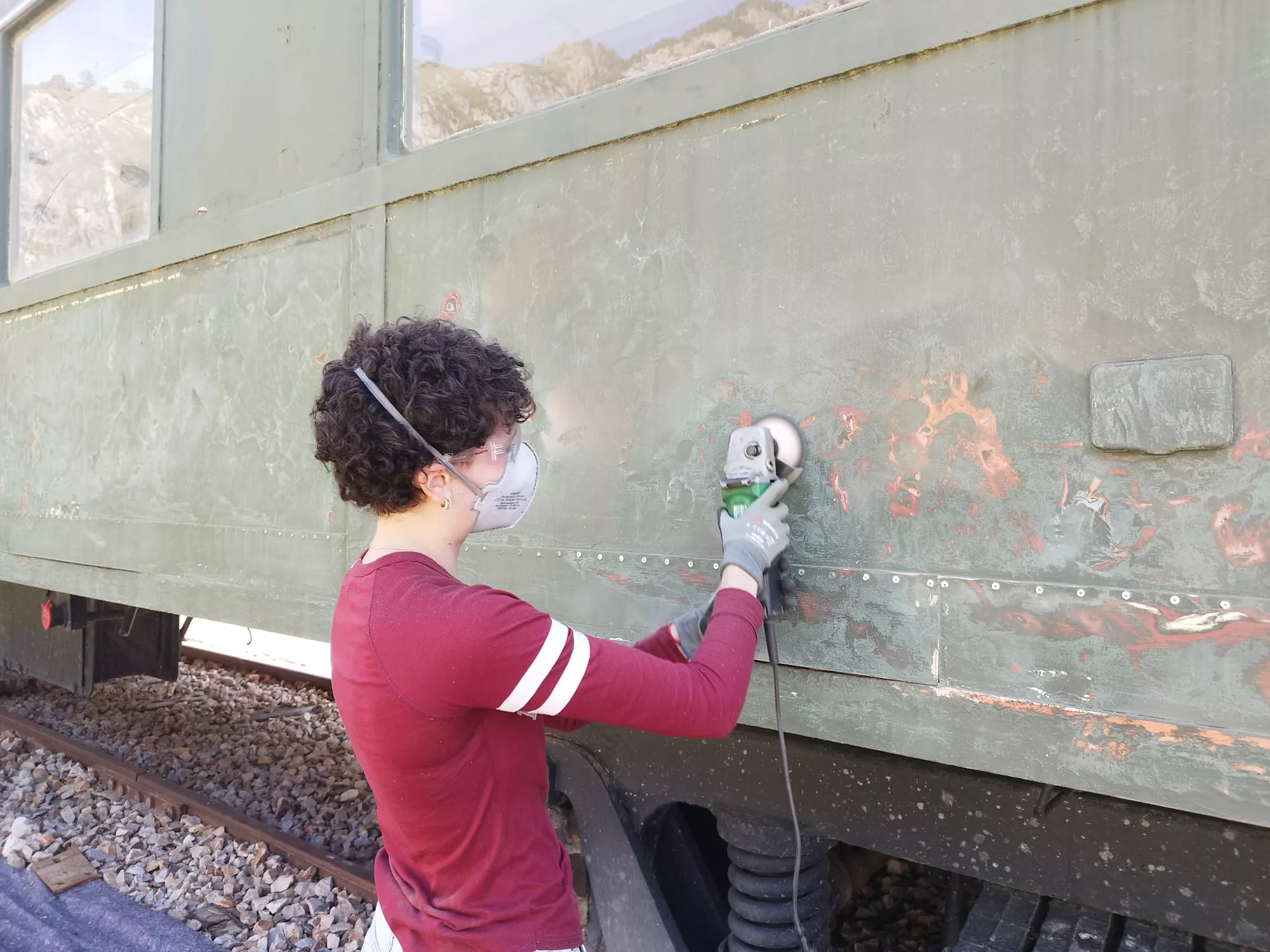 Campo de voluntariado internacional 'El tren de los peregrinos' de Canfranc.