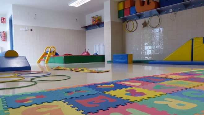 Una de las aulas del CEI San José de Huesca. Una de las aulas del CEI San José de Huesca.