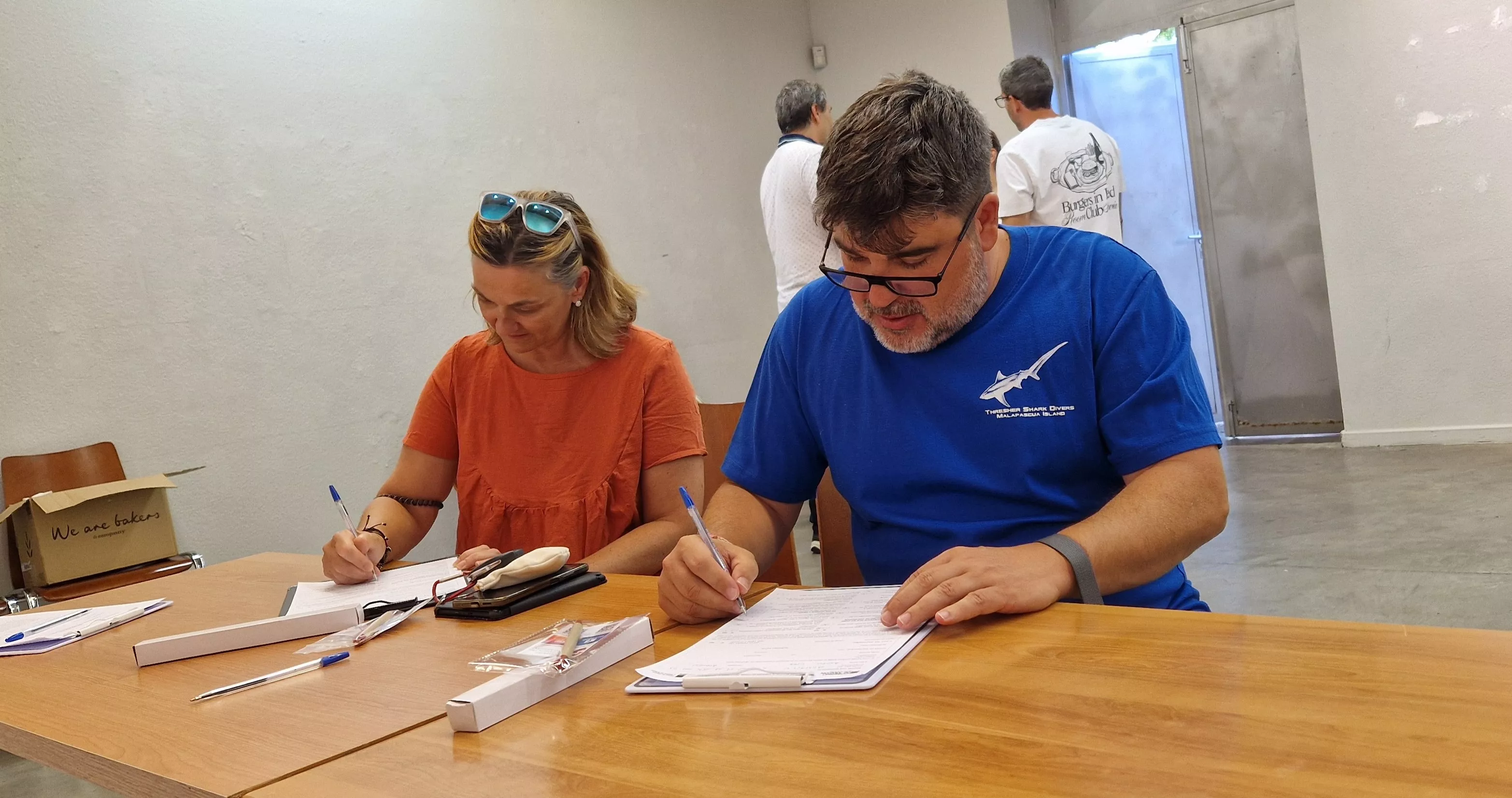 Prelaurentis solidario de donación de sangre en Huesca. Foto Myriam Martínez