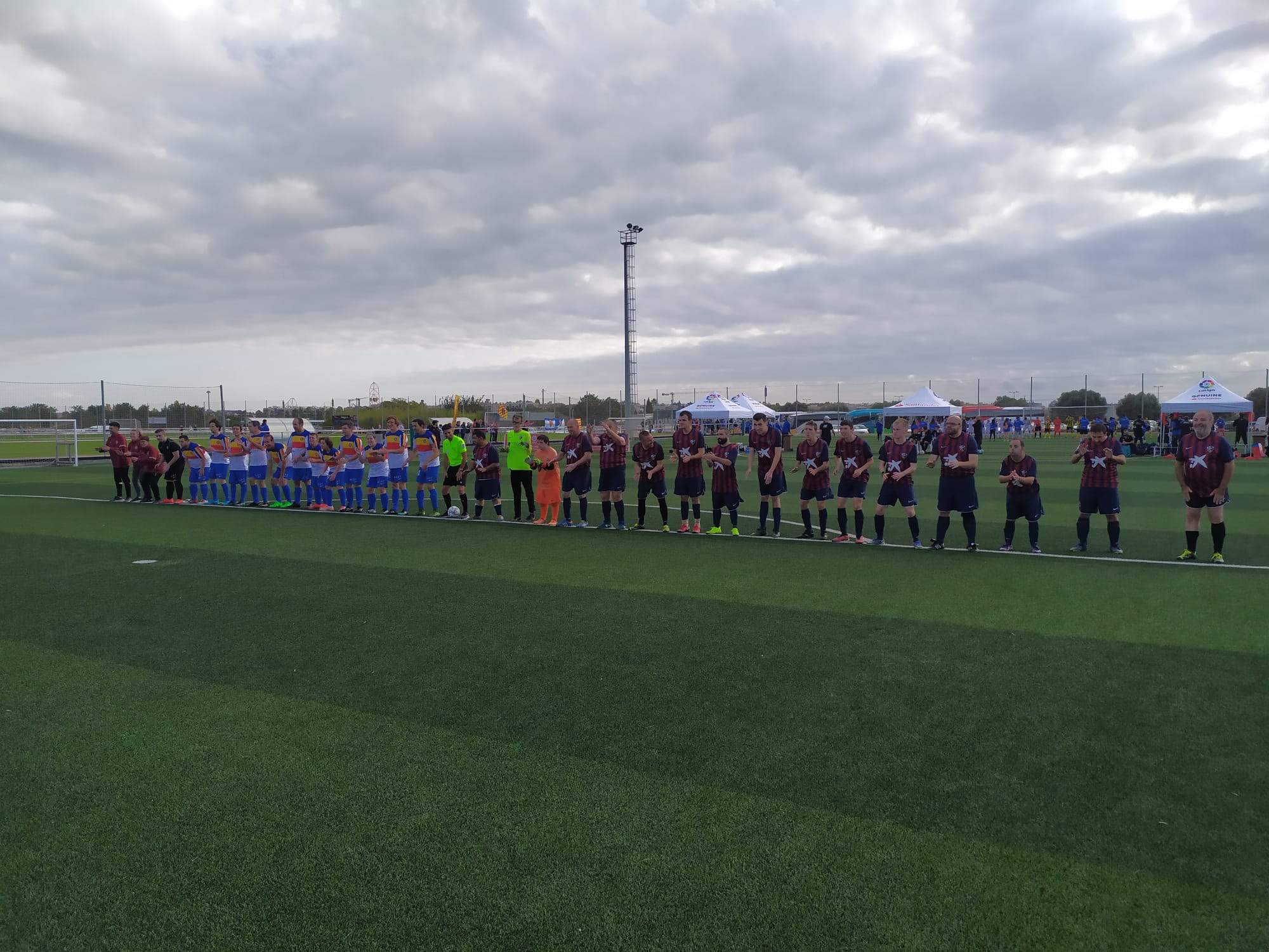 La SD Huesca Genuine participa en la apertura del torneo en Tarragona
