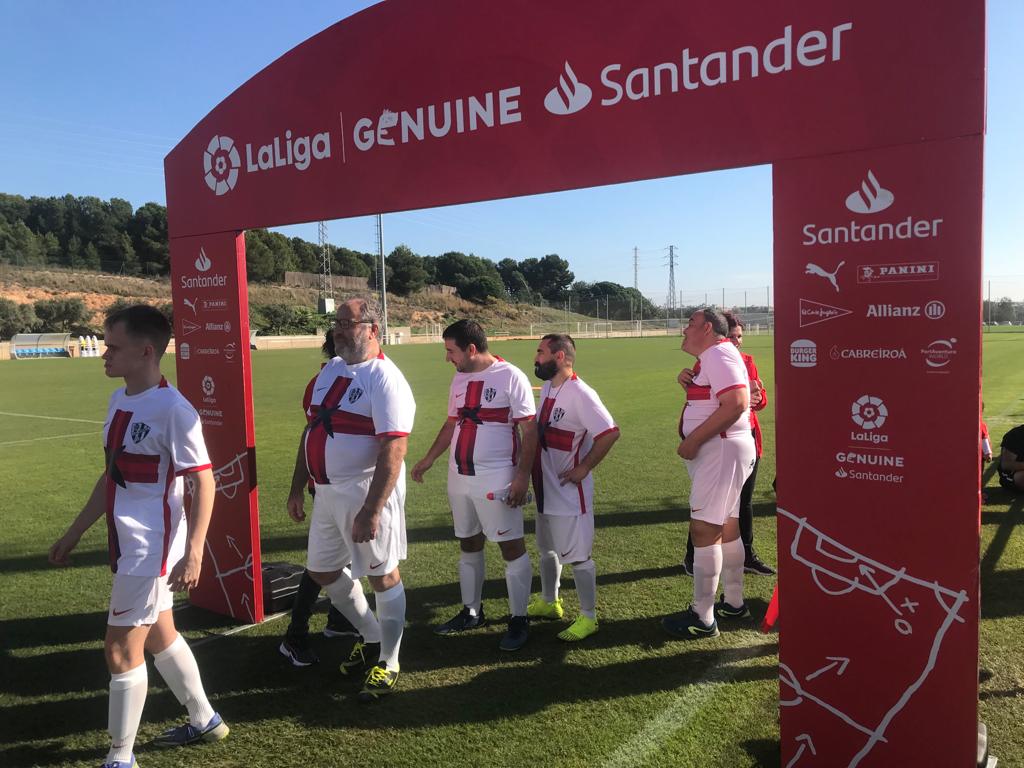 La SD Huesca Genuine participa en la apertura del torneo en Tarragona